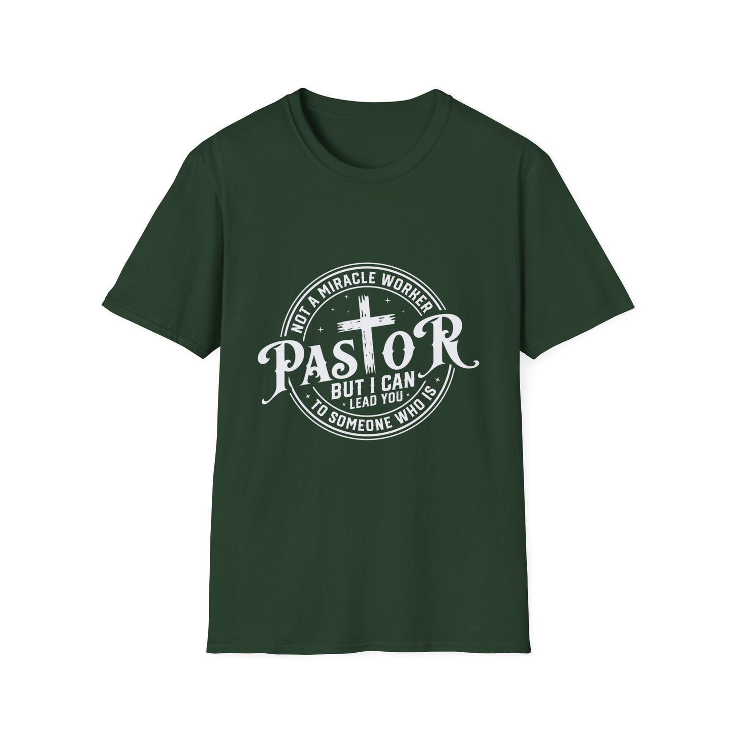 Pastor Men's Tshirt (White Logo) - Sweet Baby Jeez Teez