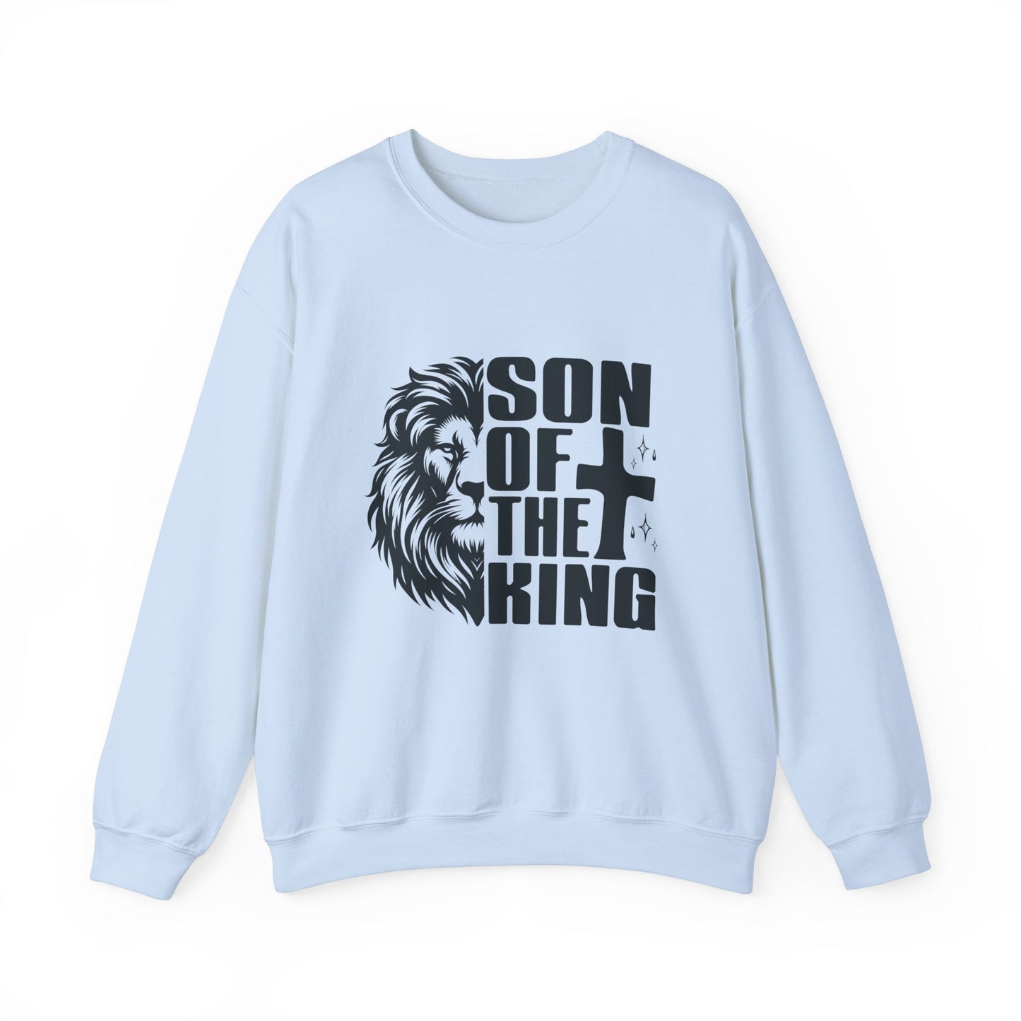 Son of the King Men's Sweatshirt (Black Logo) - Sweet Baby Jeez Teez