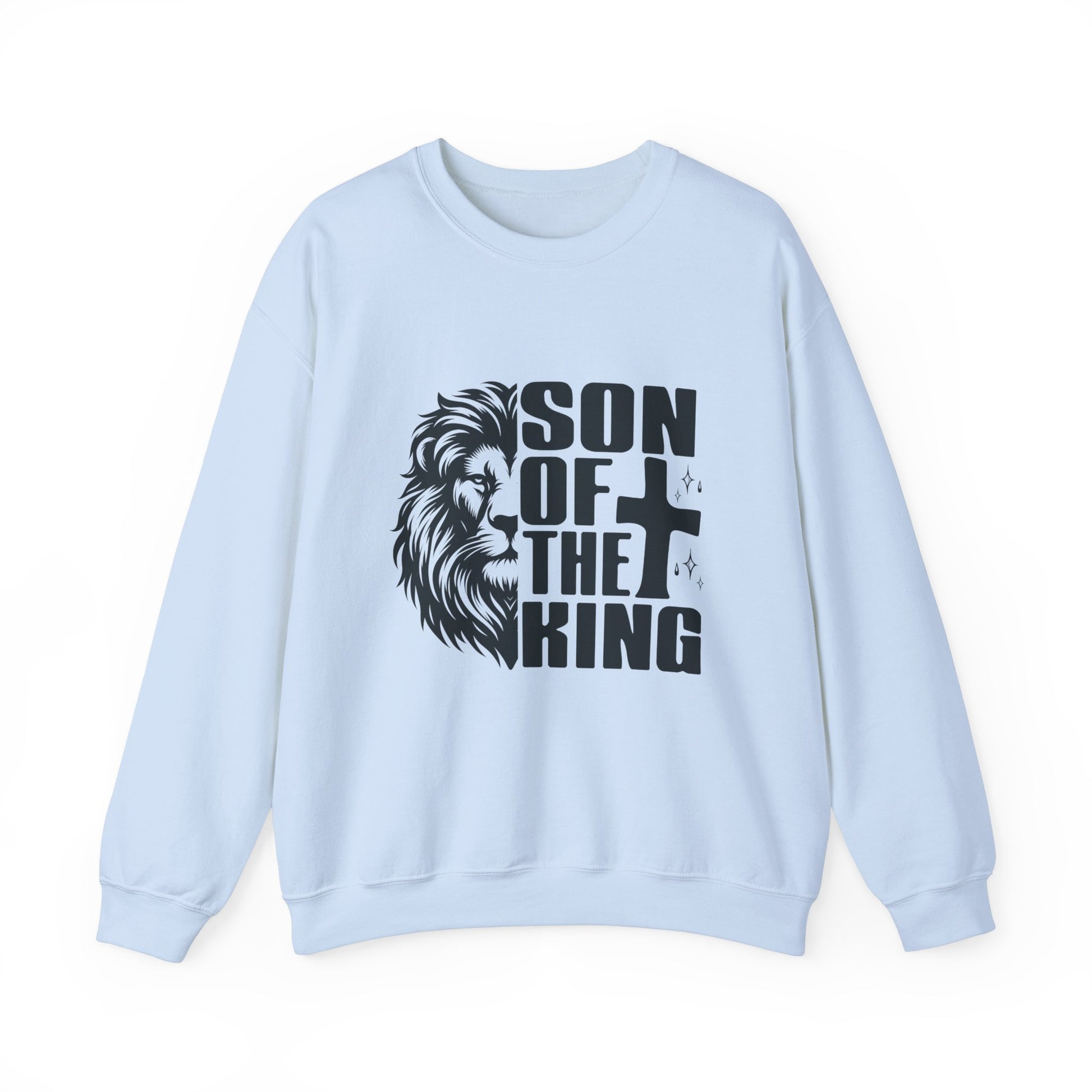 Son of the King Men's Sweatshirt (Black Logo) - Sweet Baby Jeez Teez