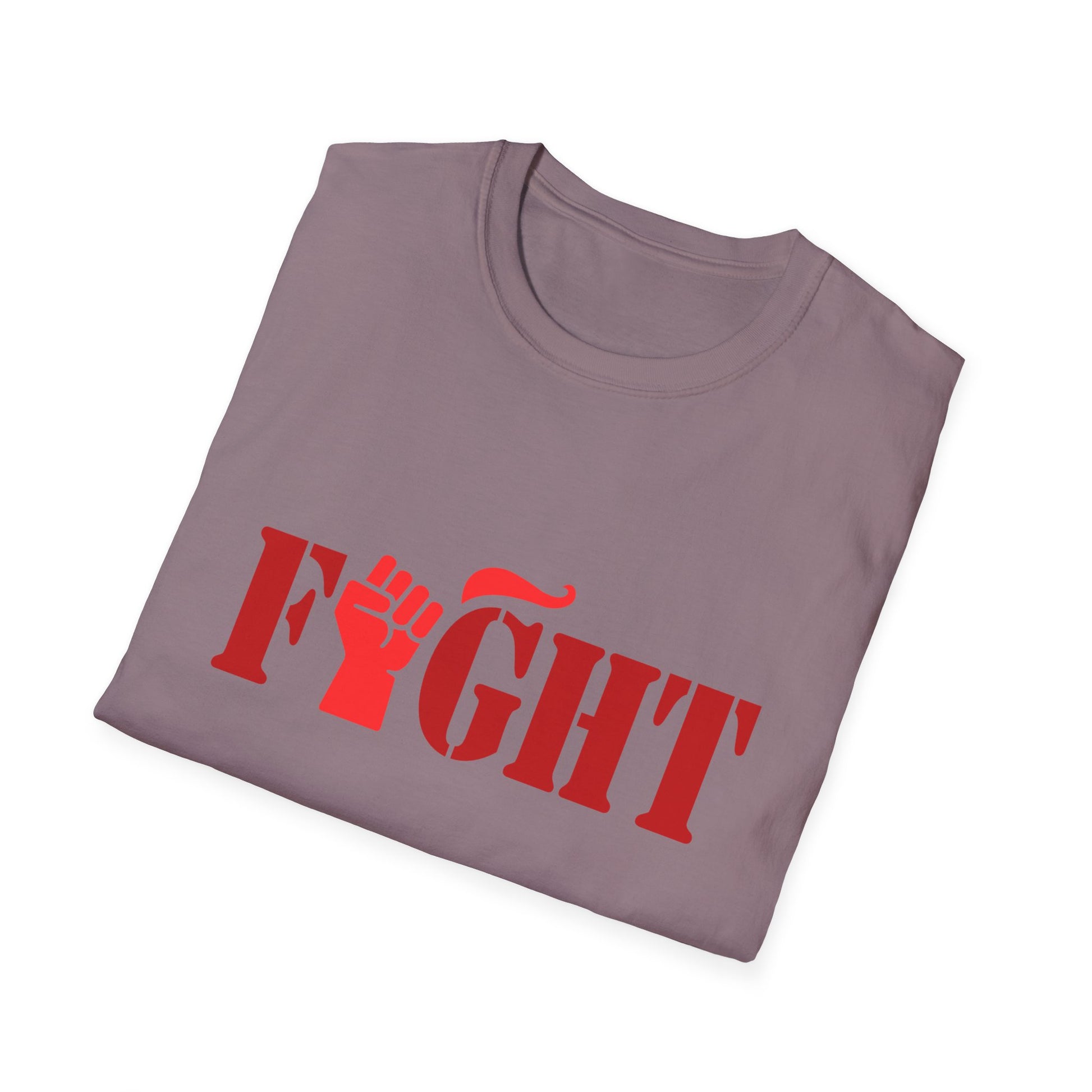 Fight Women's Relaxed/Plus Tshirt (Red Fist Logo) - Sweet Baby Jeez Teez