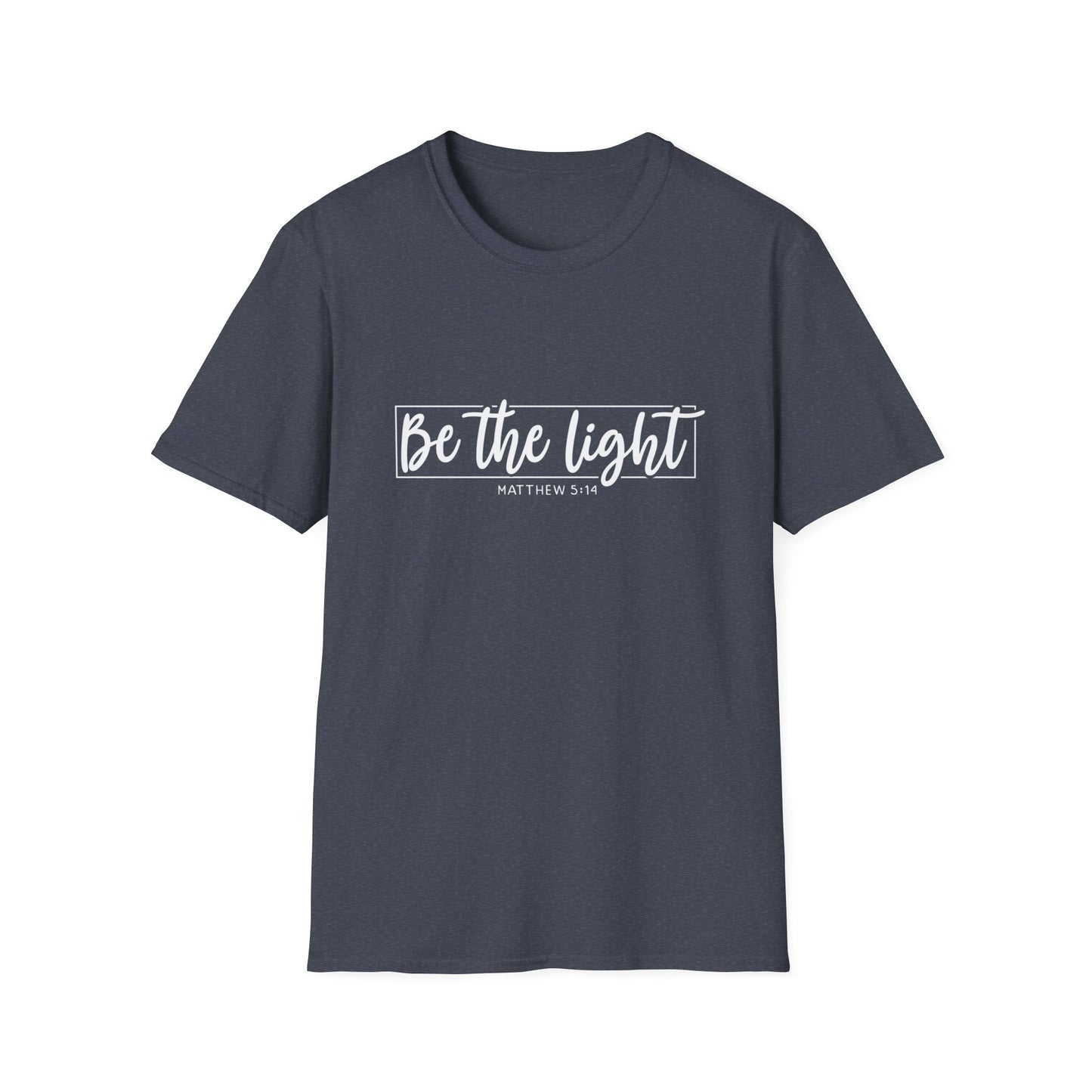Be the Light Womens Relaxed/Plus Tshirt (White Logo) - Sweet Baby Jeez Teez
