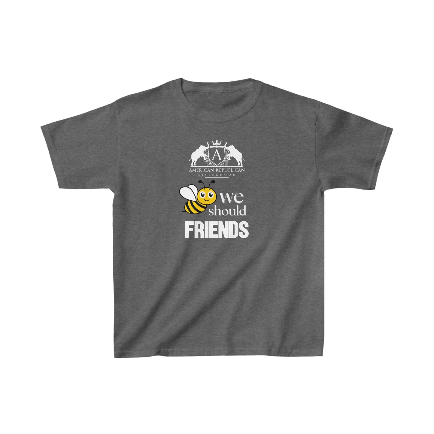 Bee Friends Girl's Tshirt (ARS - Cartoon Logo) - Sweet Baby Jeez Teez
