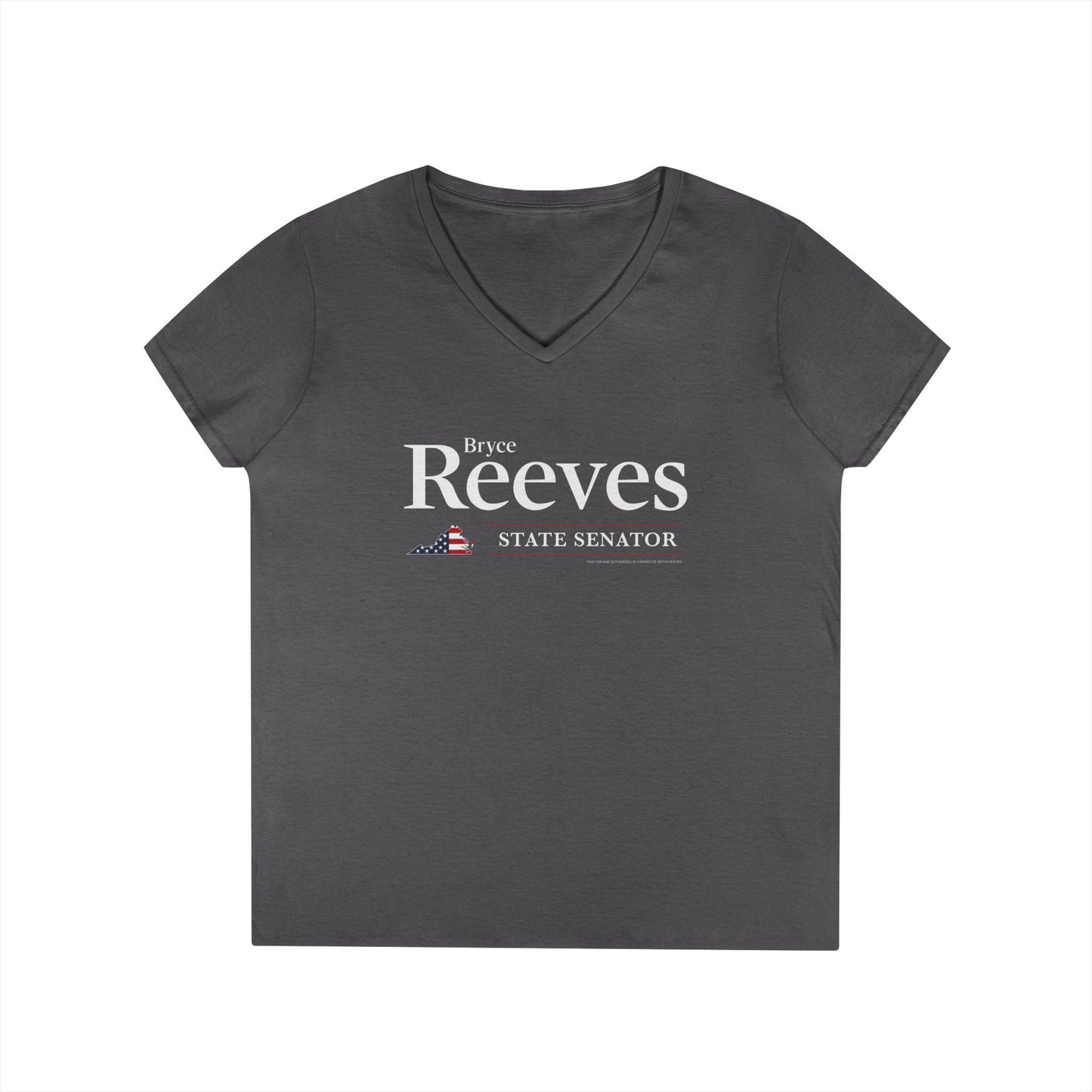 Bryce Reeves Logo Women's V-Neck T-Shirt - Sweet Baby Jeez Teez