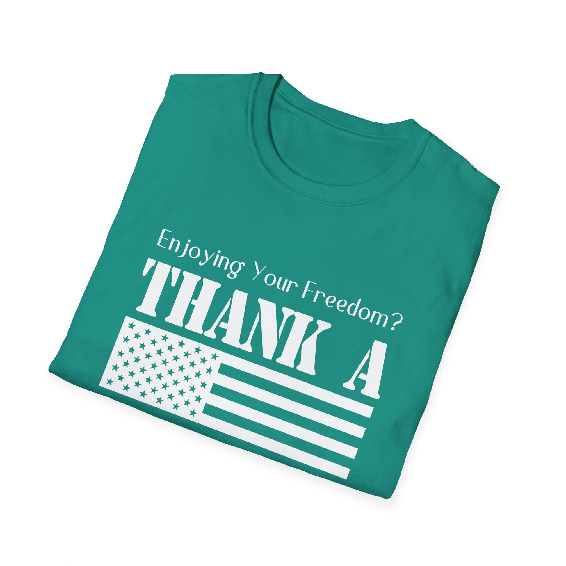 Enjoy Your Freedom Women's Relaxed/Plus Tshirt (MM White Logo) - Sweet Baby Jeez Teez