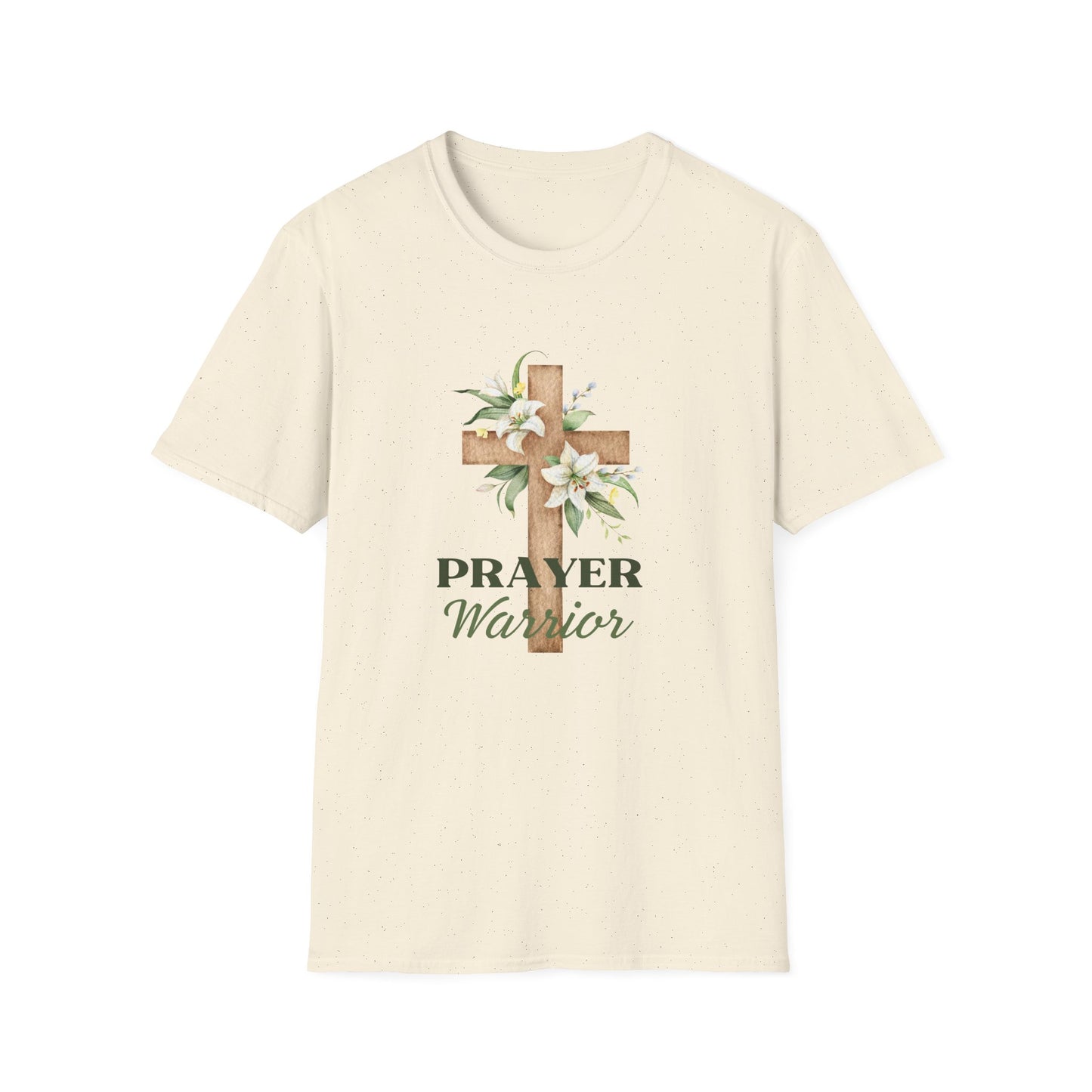 Prayer Warrior Women's Relaxed/Plus Tshirt (Lillies Logo) - Sweet Baby Jeez Teez