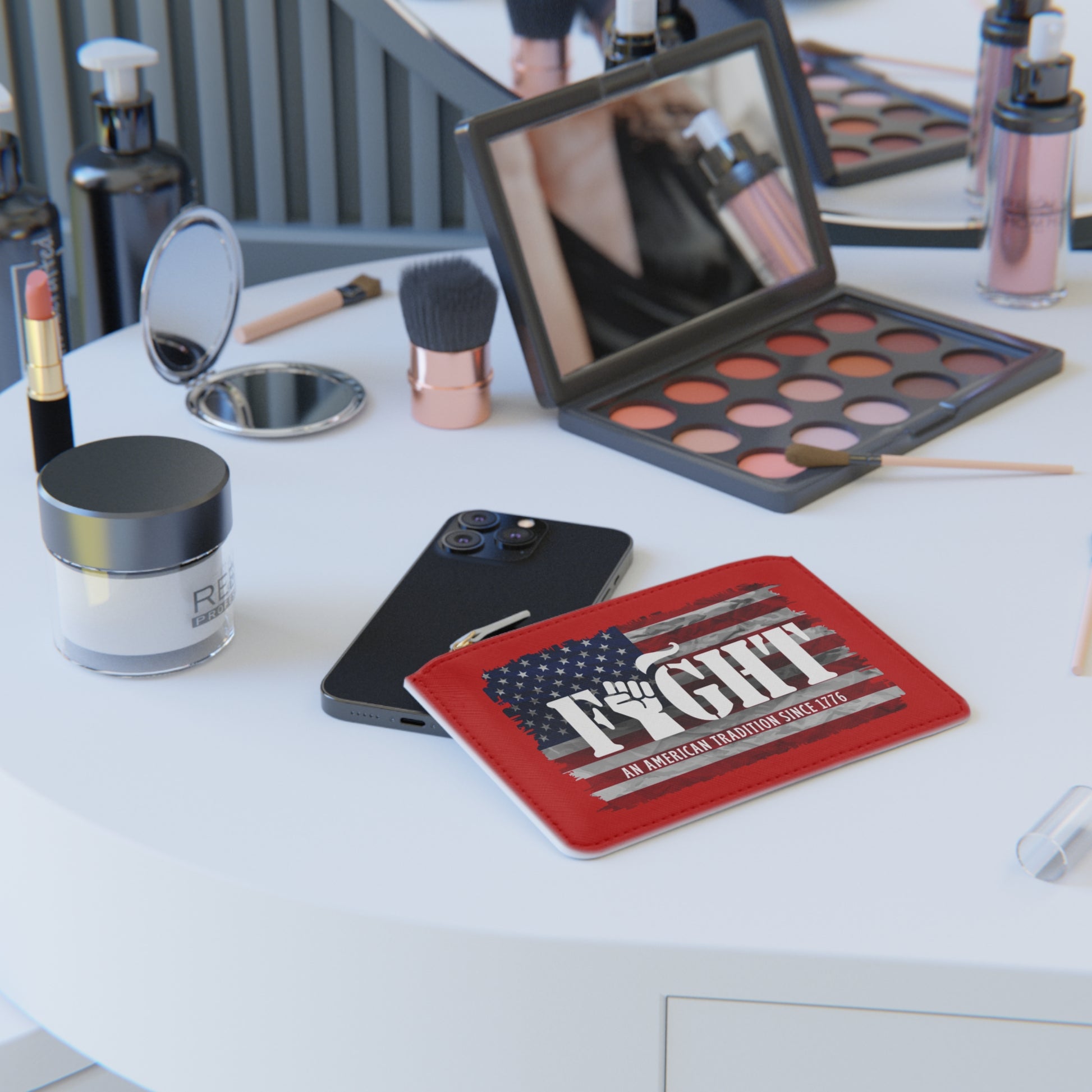 Fight Flag Mini Clutch Bag - Sweet Baby Jeez Teez