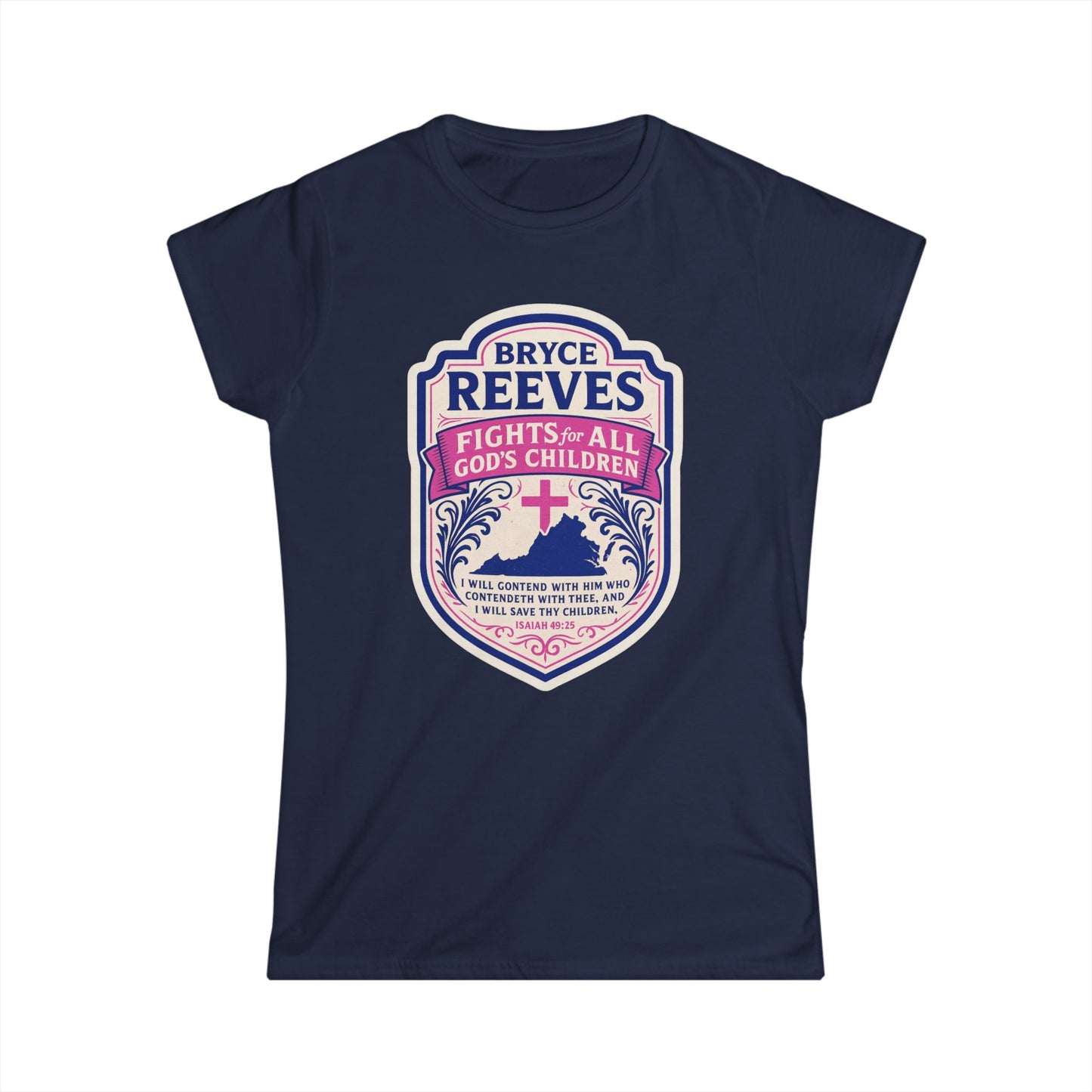 Bryce Reeves Fights for ALL God's Children Women's Semi-Fitted Tshirt