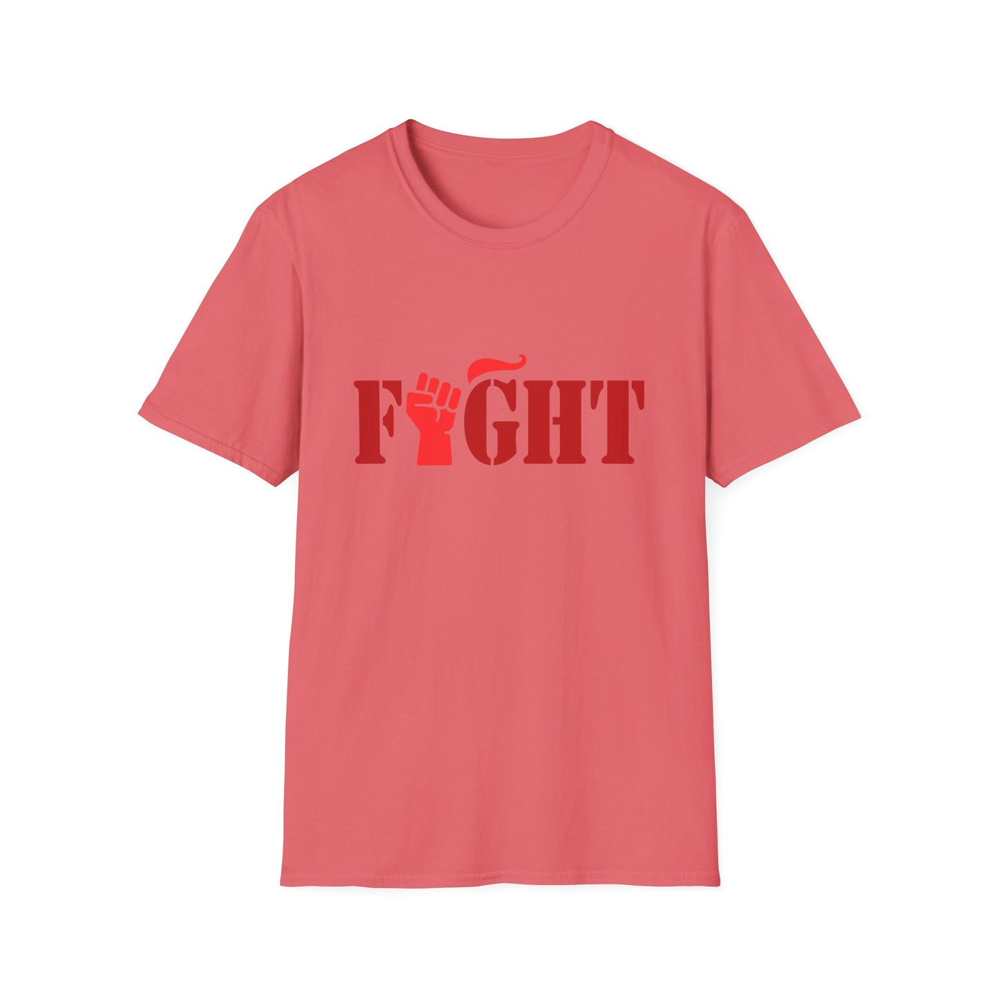 Fight Women's Relaxed/Plus Tshirt (Red Fist Logo) - Sweet Baby Jeez Teez