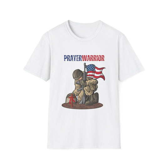 Prayer Warrior Soldier Men's Tshirt S-5XL - Sweet Baby Jeez Teez