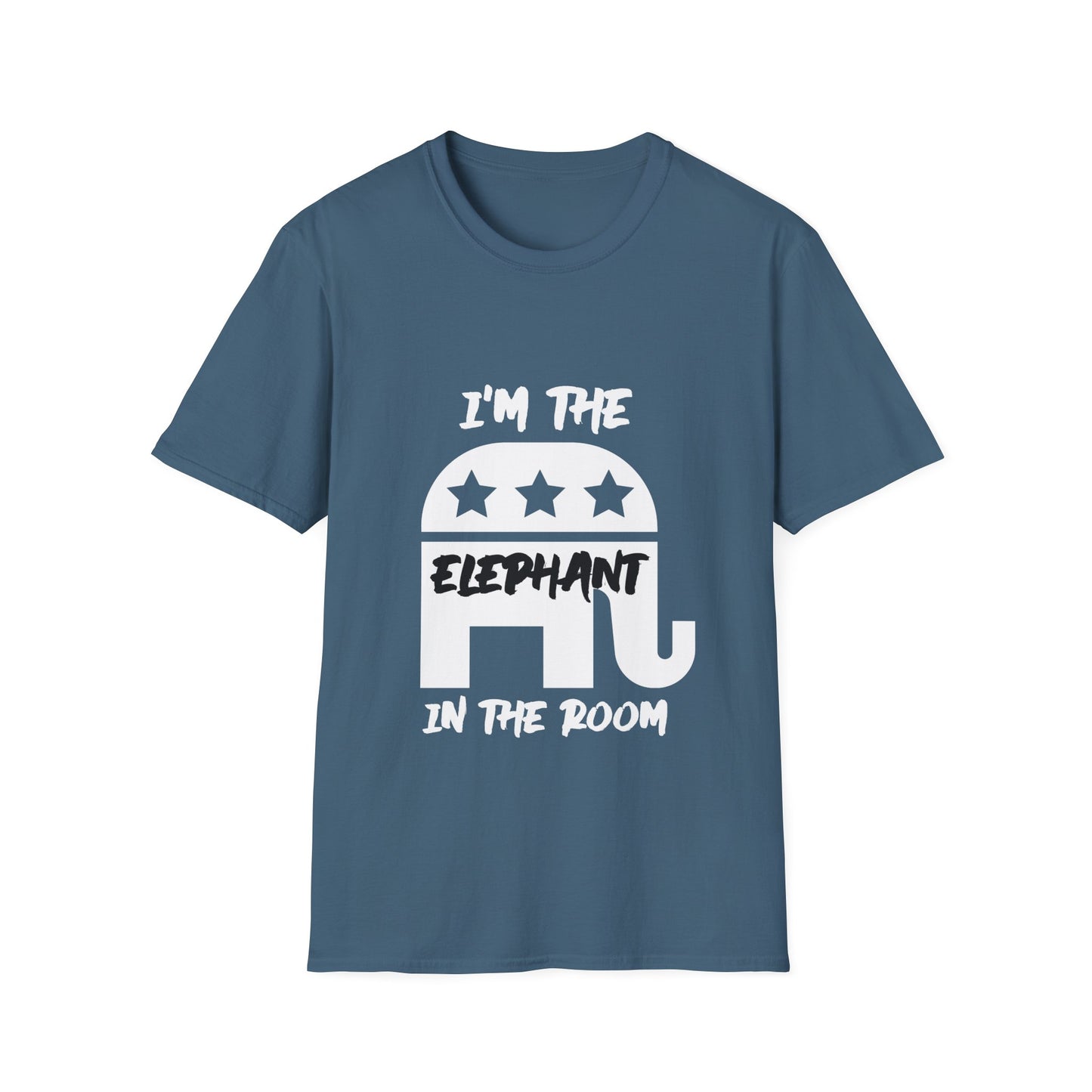 Elephant Men's Tshirt (White/Black Logo) - Sweet Baby Jeez Teez
