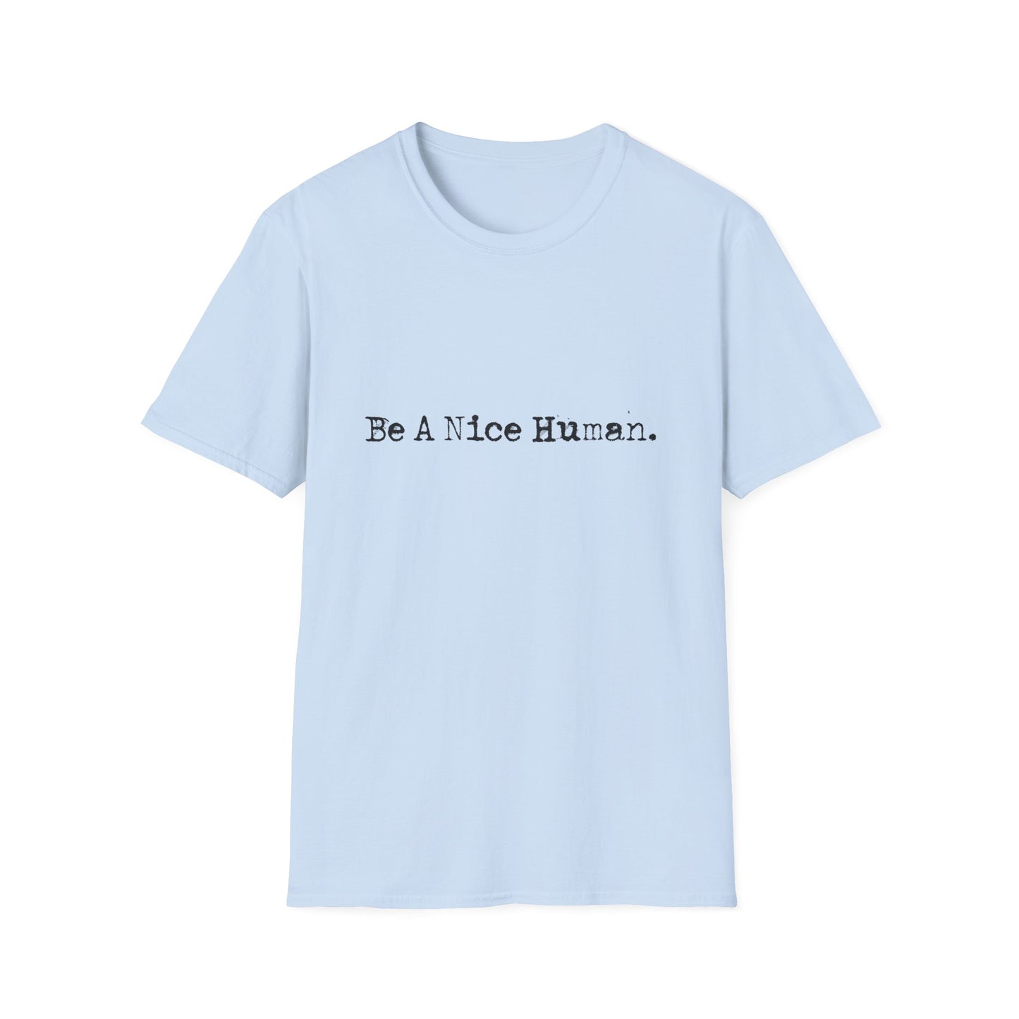 Nice Human Womens Relaxed/Plus Tshirt (FP Black Logo) - Sweet Baby Jeez Teez