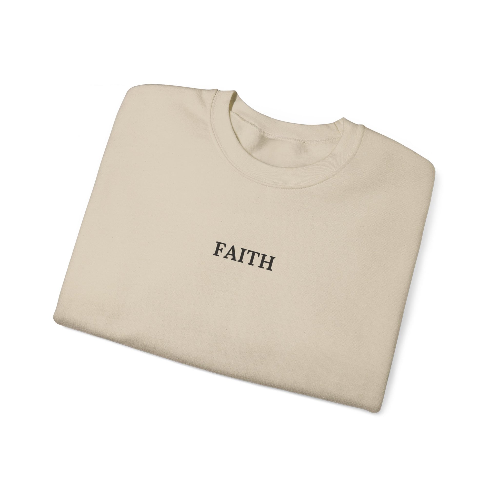 Have a Little Faith Women's Relaxed Sweatshirt (Black Logo) - Sweet Baby Jeez Teez