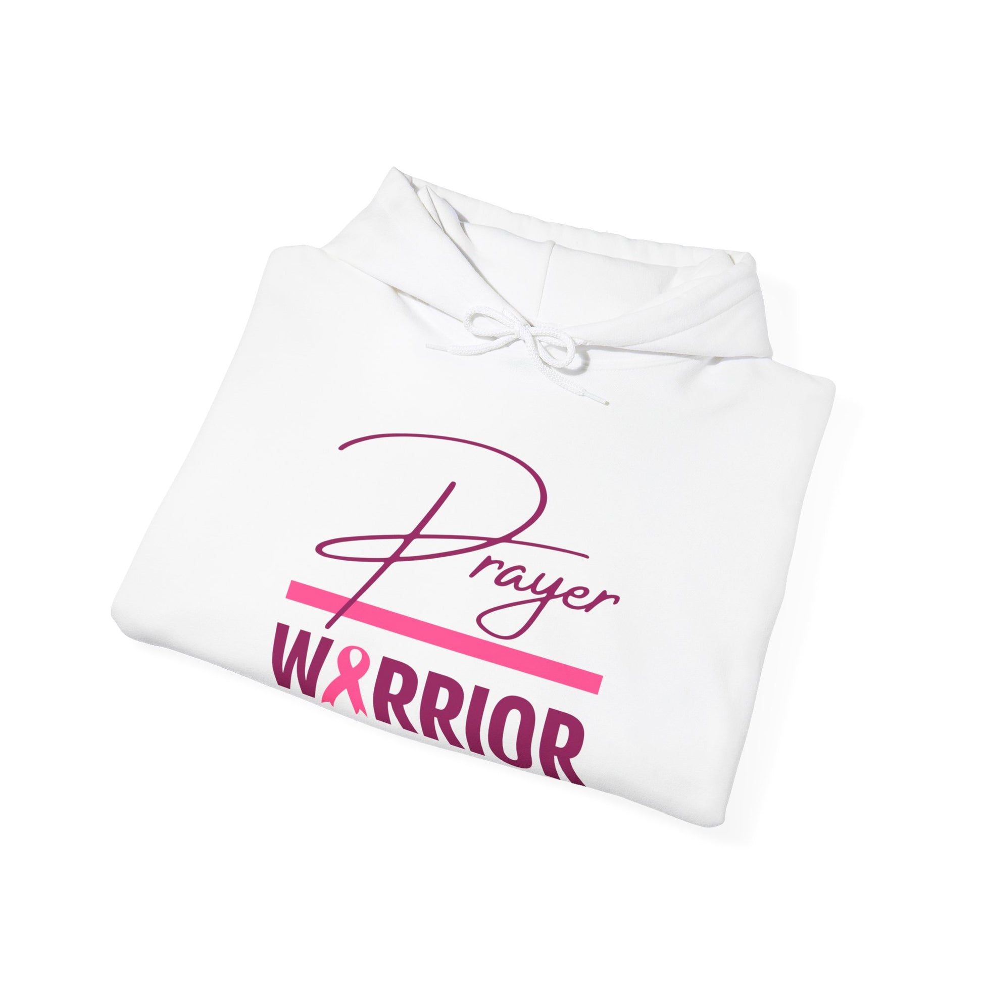 Prayer Warrior Breast Cancer Women's Sweatshirt (Pink Logo) - Sweet Baby Jeez Teez