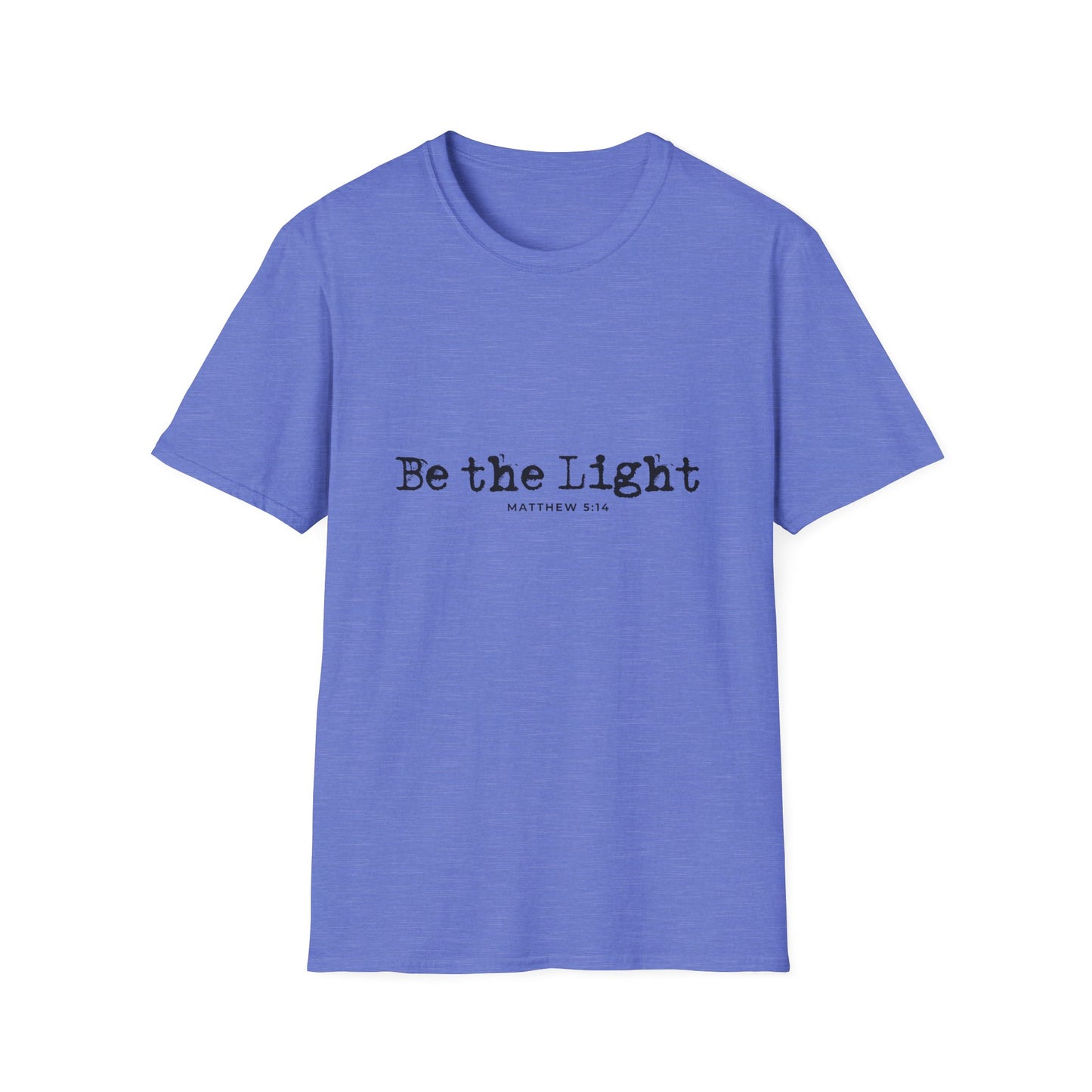 Be the Light Mens Relaxed Tshirt (Black Logo) - Sweet Baby Jeez Teez