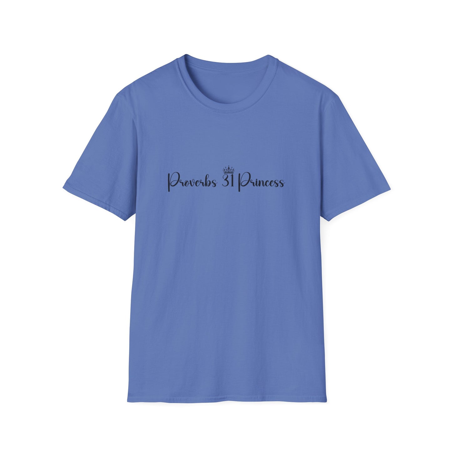 Proverbs 31 Princess Women's Relaxed/Plus Tshirt (Black Logo) - Sweet Baby Jeez Teez