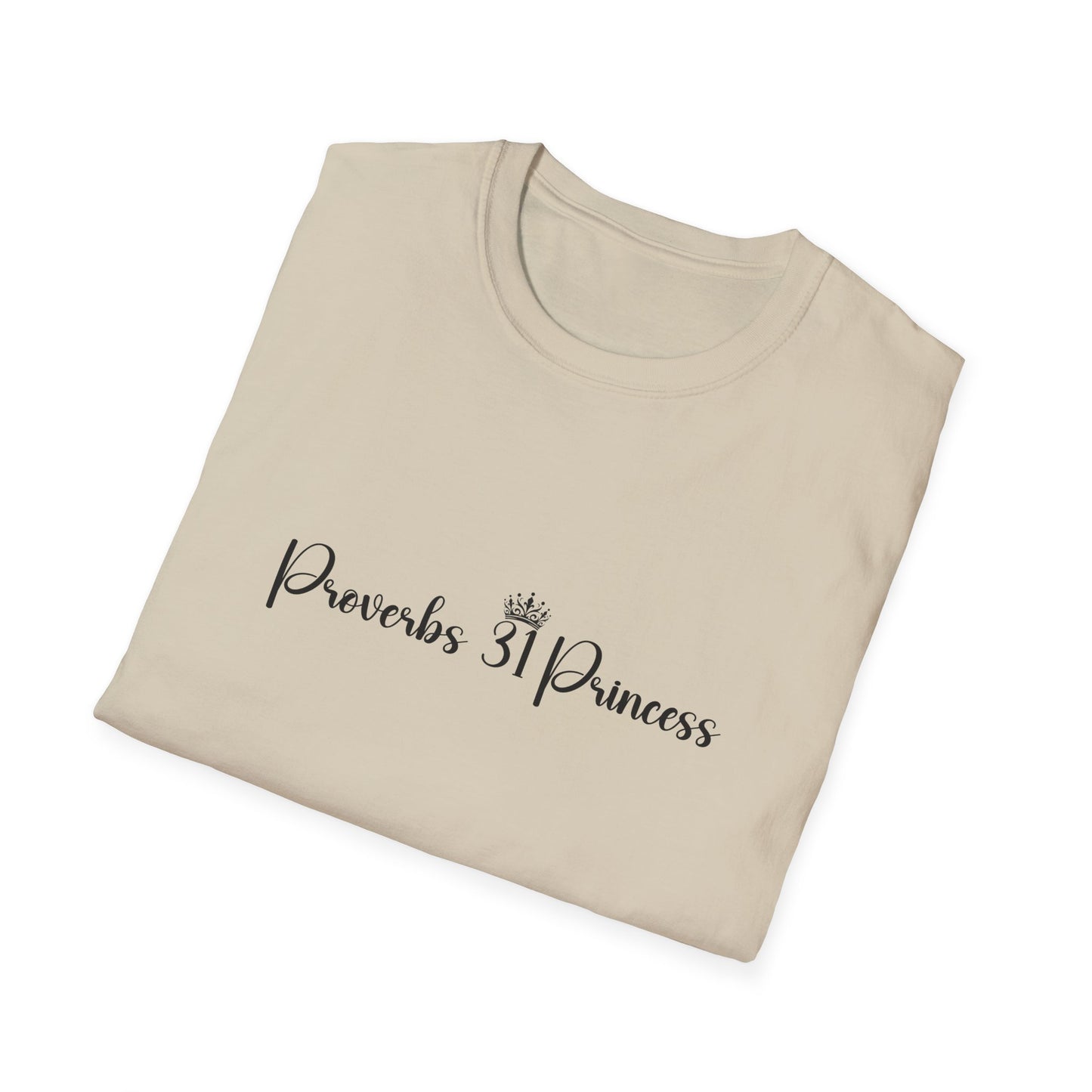 Proverbs 31 Princess Women's Relaxed/Plus Tshirt (Black Logo) - Sweet Baby Jeez Teez