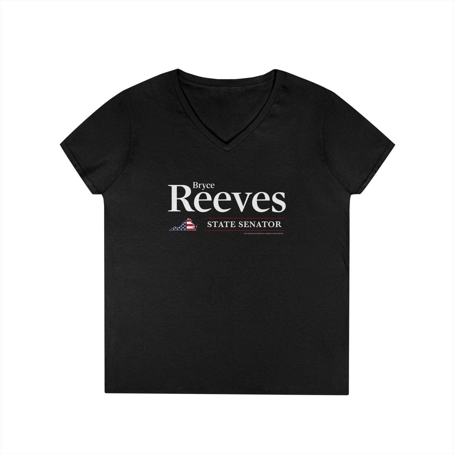 Bryce Reeves Logo Women's V-Neck T-Shirt - Sweet Baby Jeez Teez