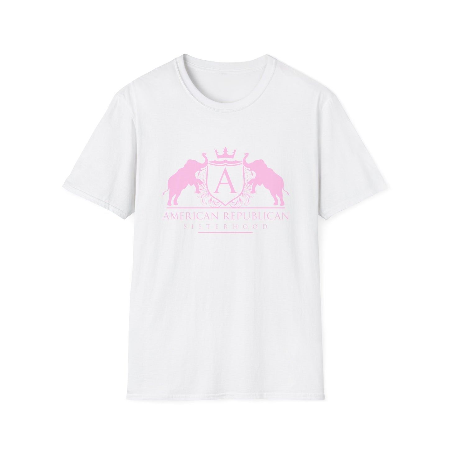 ARS Logo Women's Relaxed/Plus Tshirt (ARS - Baby Pink Logo)