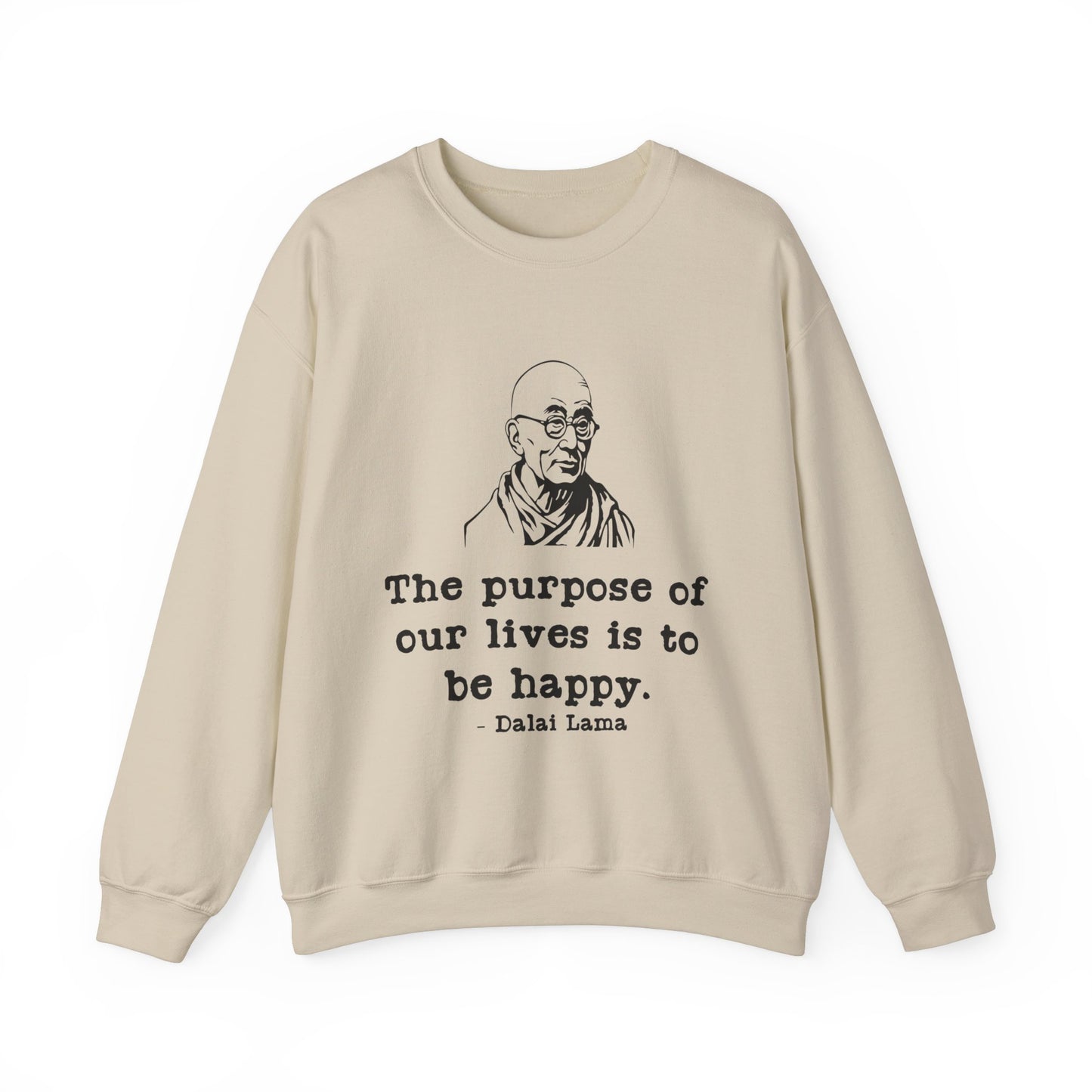 Purpose of Life Men's Sweatshirt (IW Black Logo) - Sweet Baby Jeez Teez