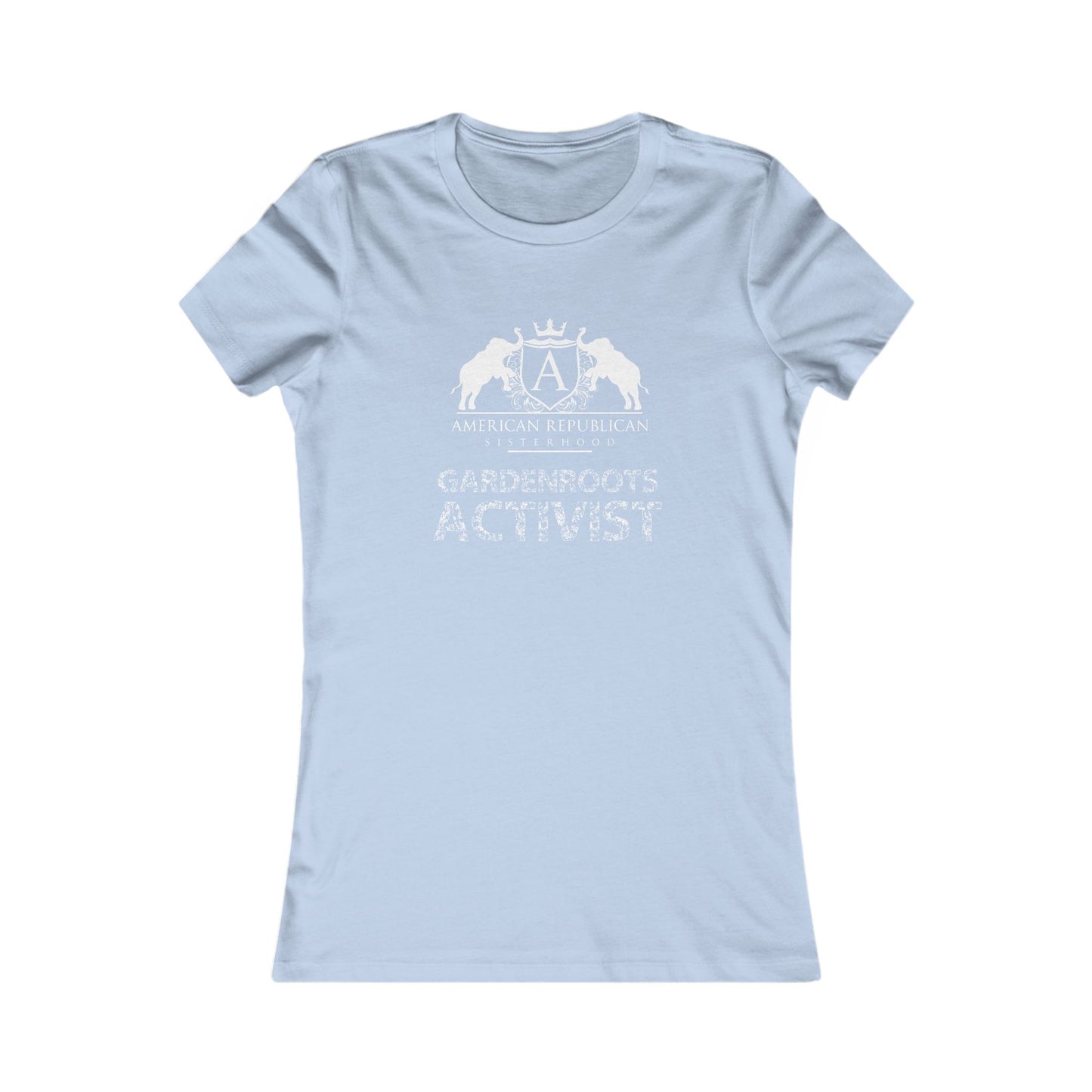 Gardenroots Activist Women's Fitted Tshirt (ARS - White Logo) - Sweet Baby Jeez Teez