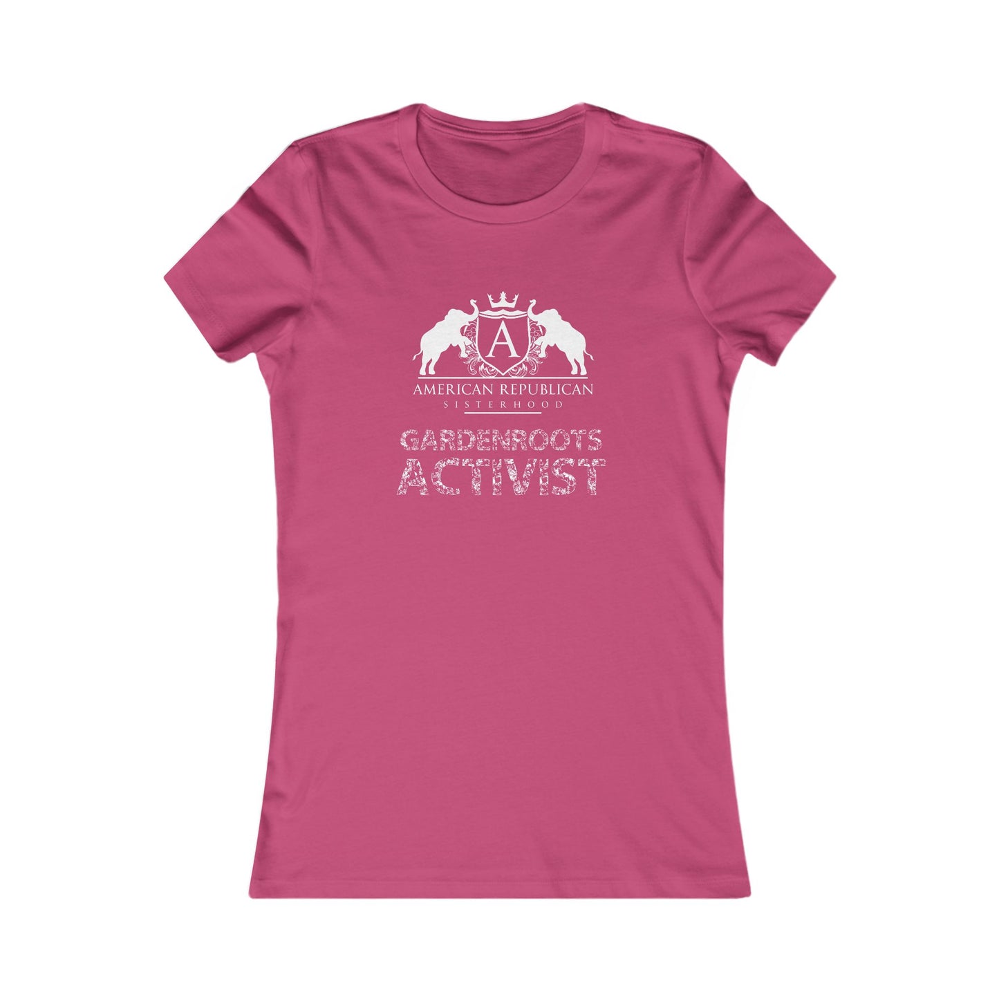 Gardenroots Activist Women's Fitted Tshirt (ARS - White Logo) - Sweet Baby Jeez Teez