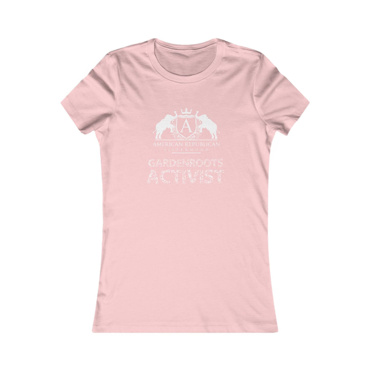 Gardenroots Activist Women's Fitted Tshirt (ARS - White Logo) - Sweet Baby Jeez Teez