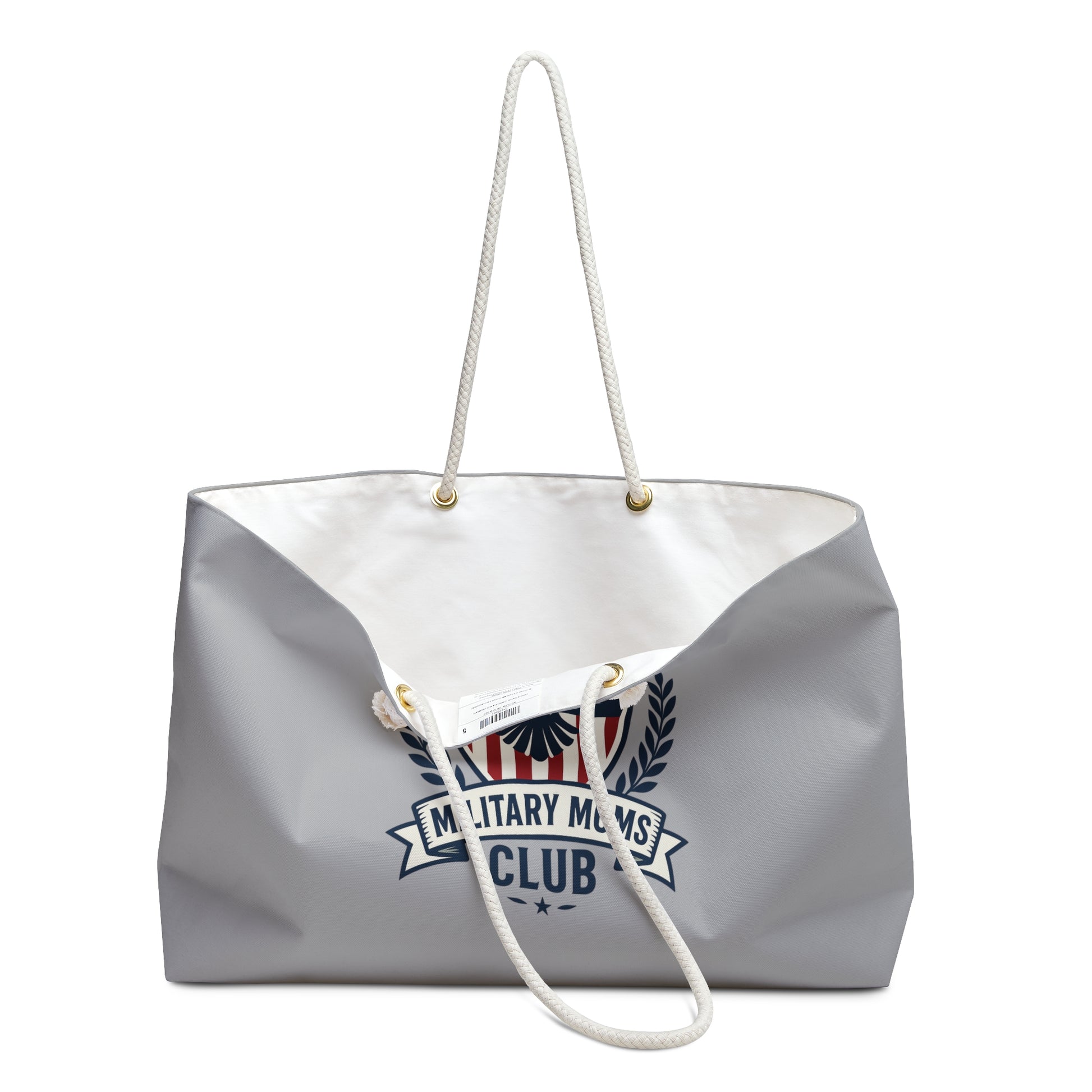 Military Moms Club Weekender Bag (Gray) - Sweet Baby Jeez Teez