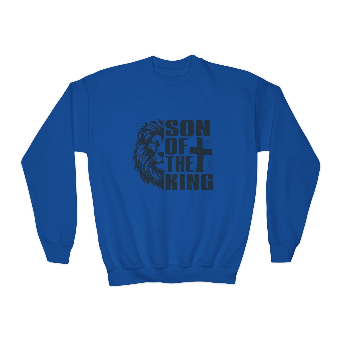 Son of the King Boy's Sweatshirt (Black logo) - Sweet Baby Jeez Teez
