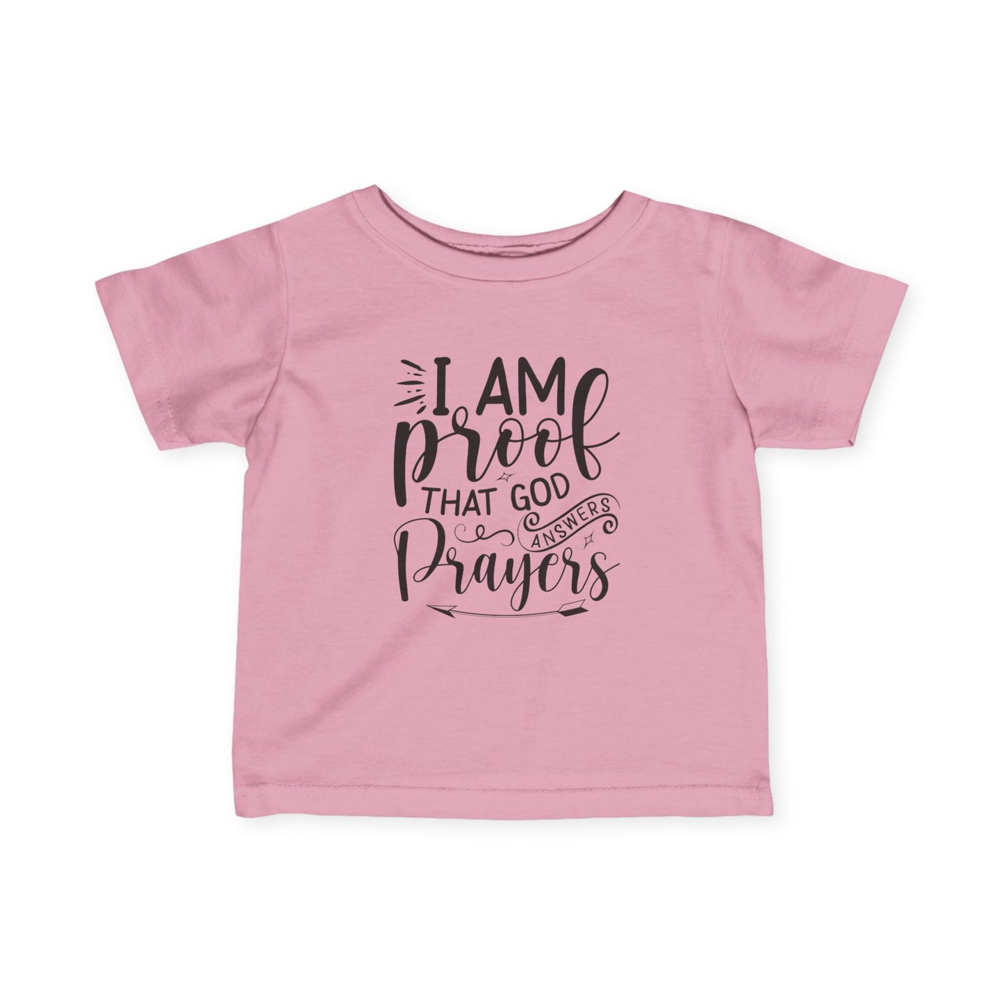I Am Proof Infant Soft Tshirt (Black Logo)