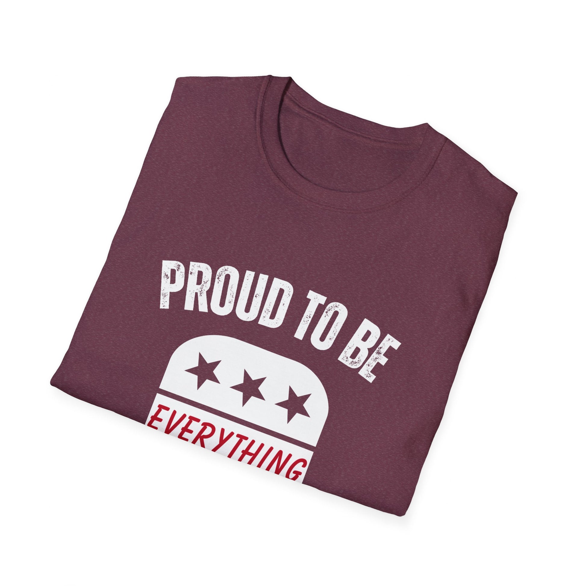 Proud to Be Men's Tshirt (White Logo) - Sweet Baby Jeez Teez