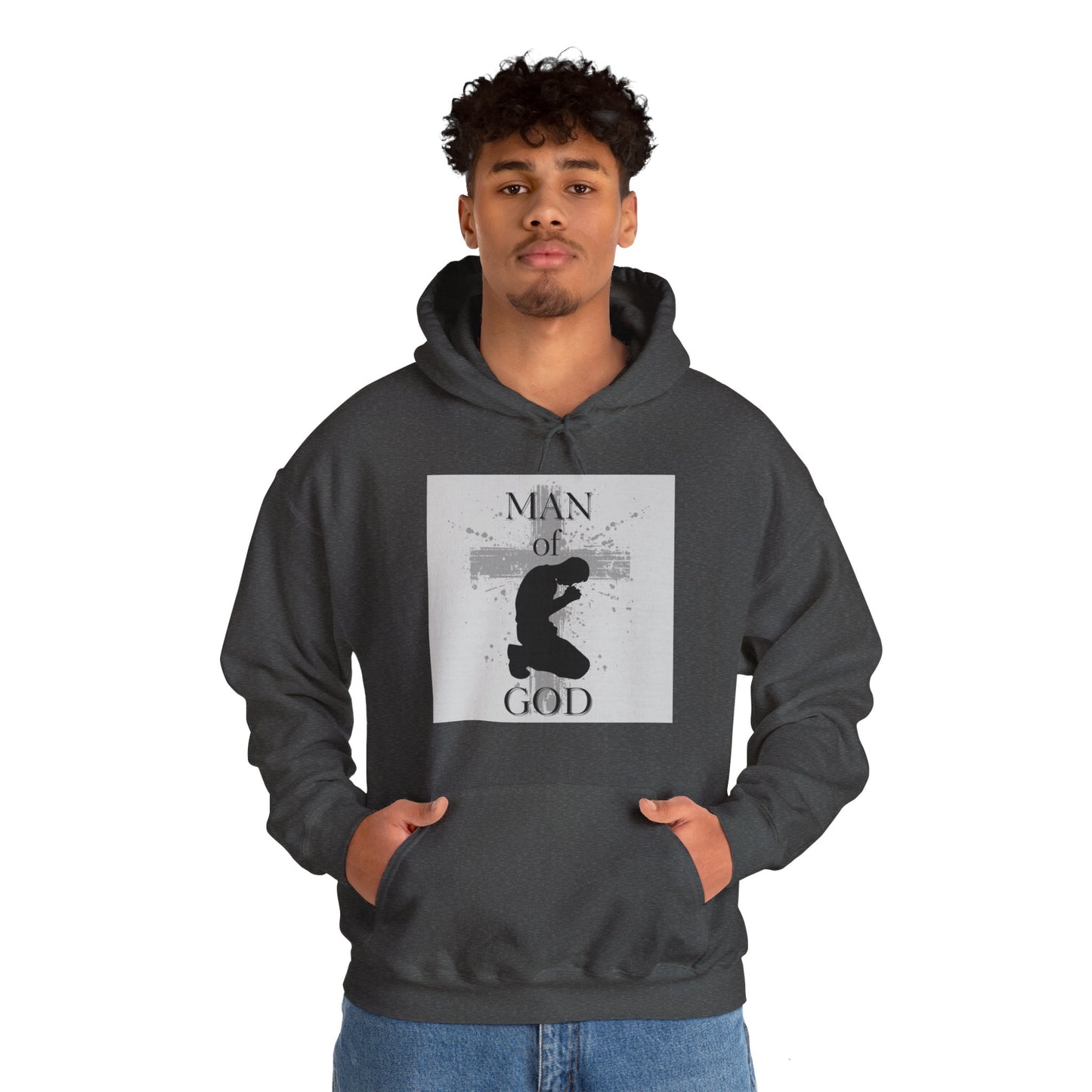 Man of God Men's Hoodie - Sweet Baby Jeez Teez
