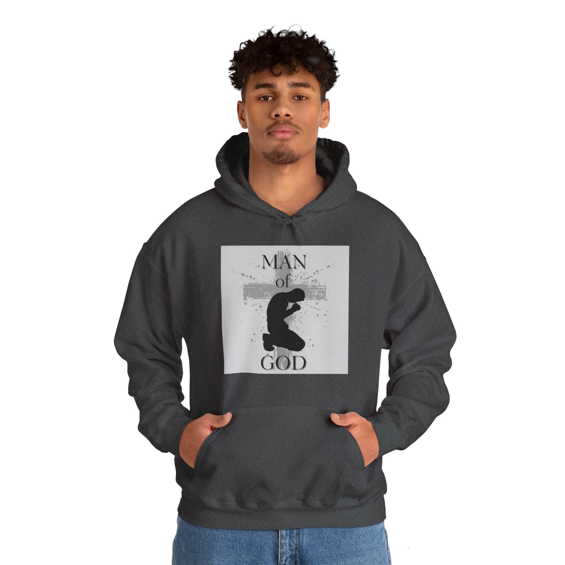 Man of God Men's Hoodie - Sweet Baby Jeez Teez