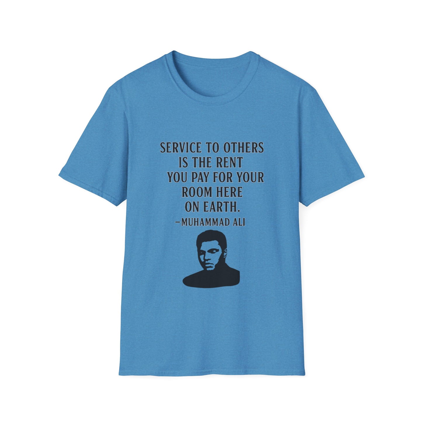 "Service to Others" Ali Unisex Softstyle Tshirt (IM Logo)