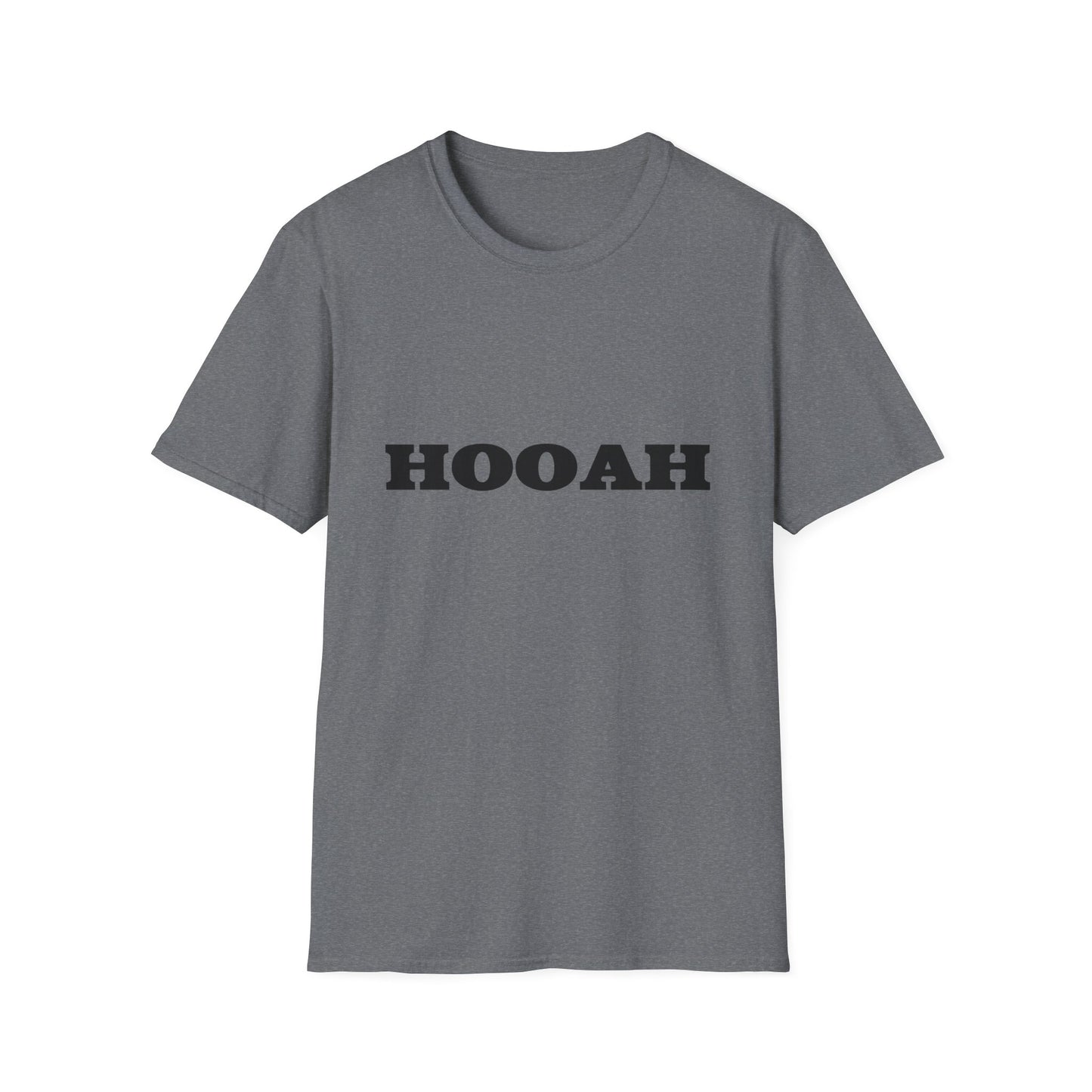 HOOAH (Army) Unisex Tshirt (MM Black Logo) - Sweet Baby Jeez Teez