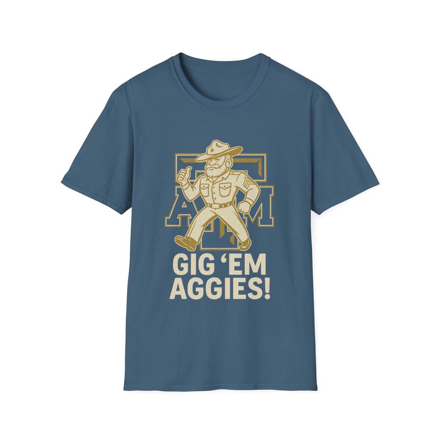Gig 'Em Aggies Texas A&M Unisex Softstyle T-Shirt - Sweet Baby Jeez Teez
