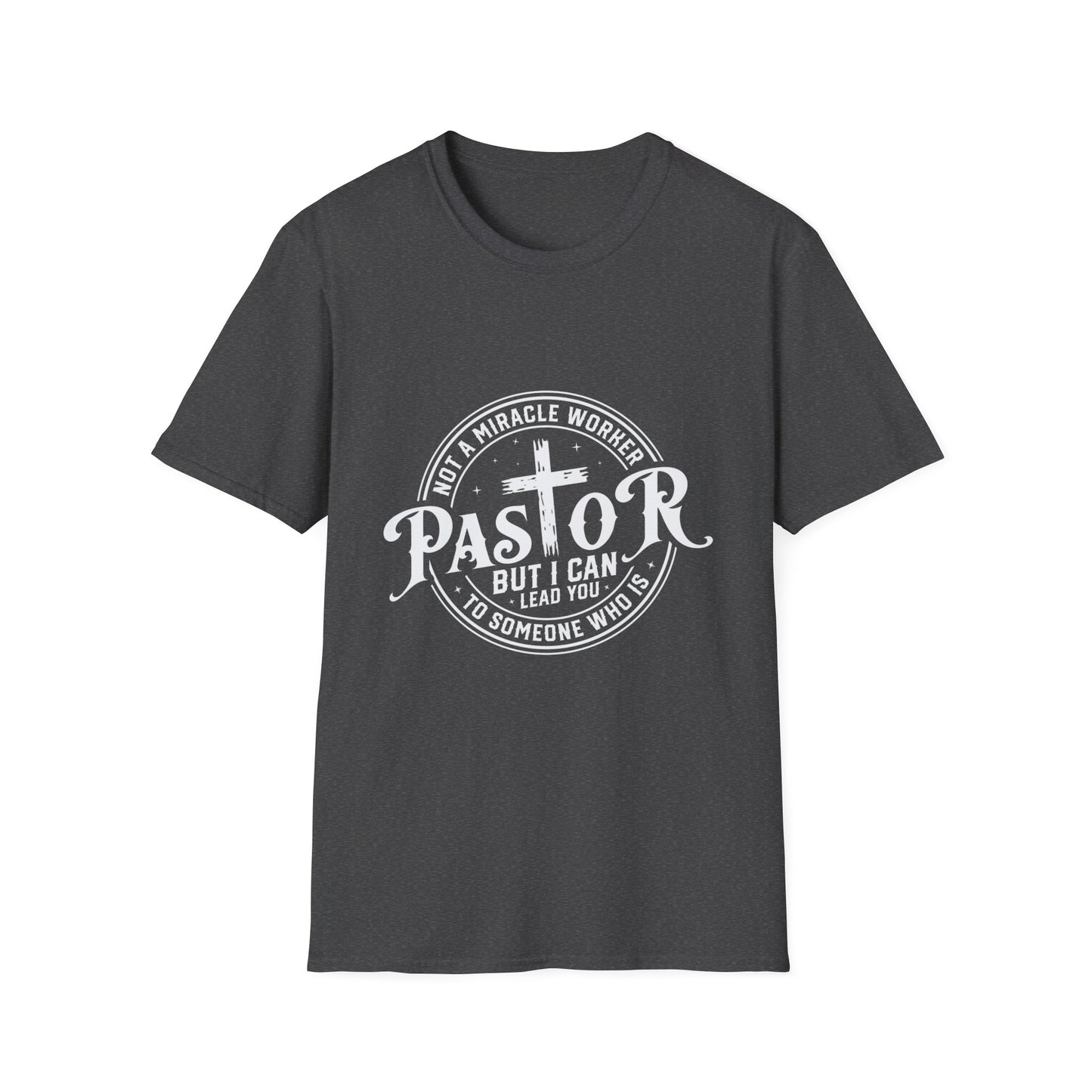 Pastor Men's Tshirt (White Logo) - Sweet Baby Jeez Teez