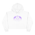 ARS Cropped Hoodie (Black or White with Lilac Logo)