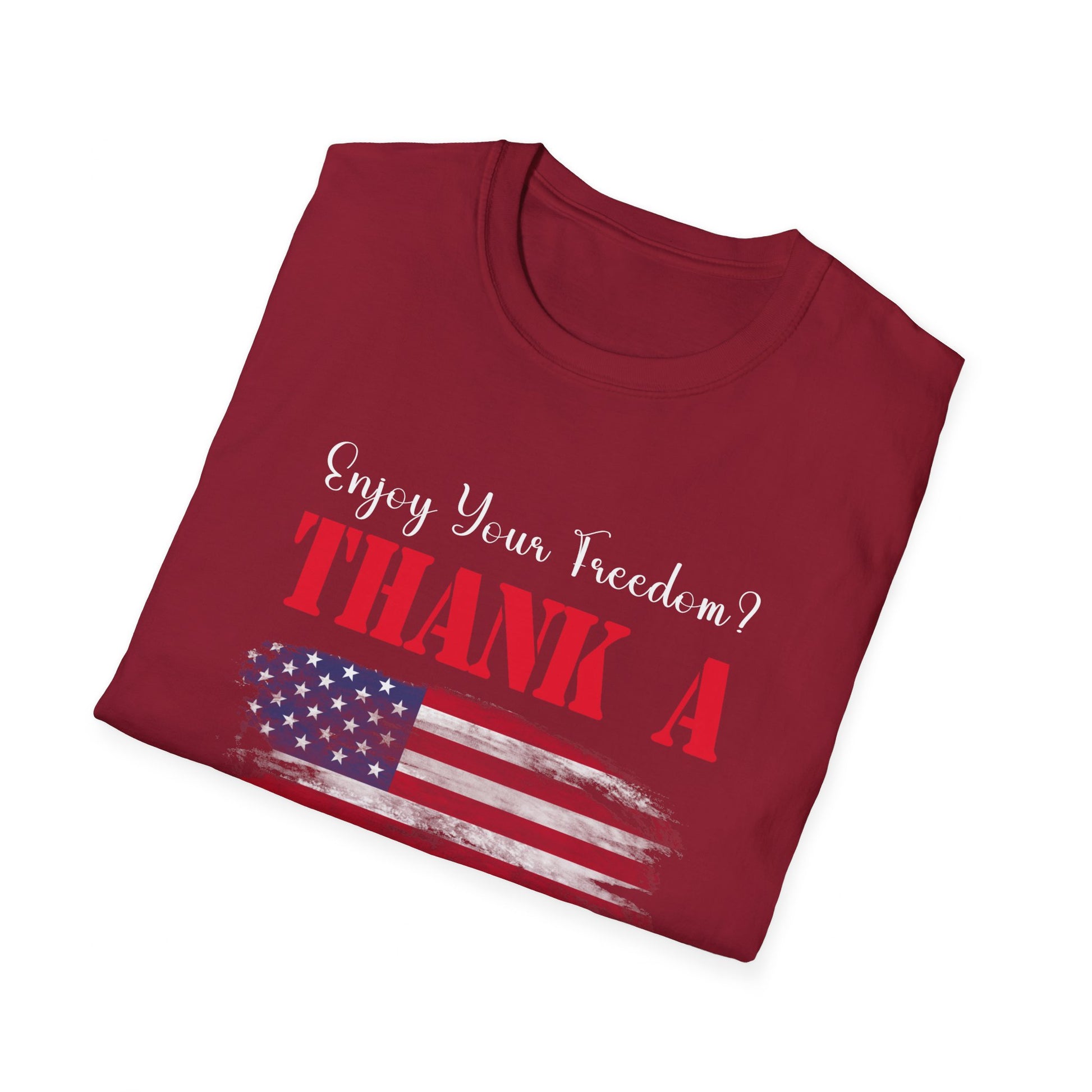 Enjoy Your Freedom Men's Tshirt (MM Color Logo) - Sweet Baby Jeez Teez