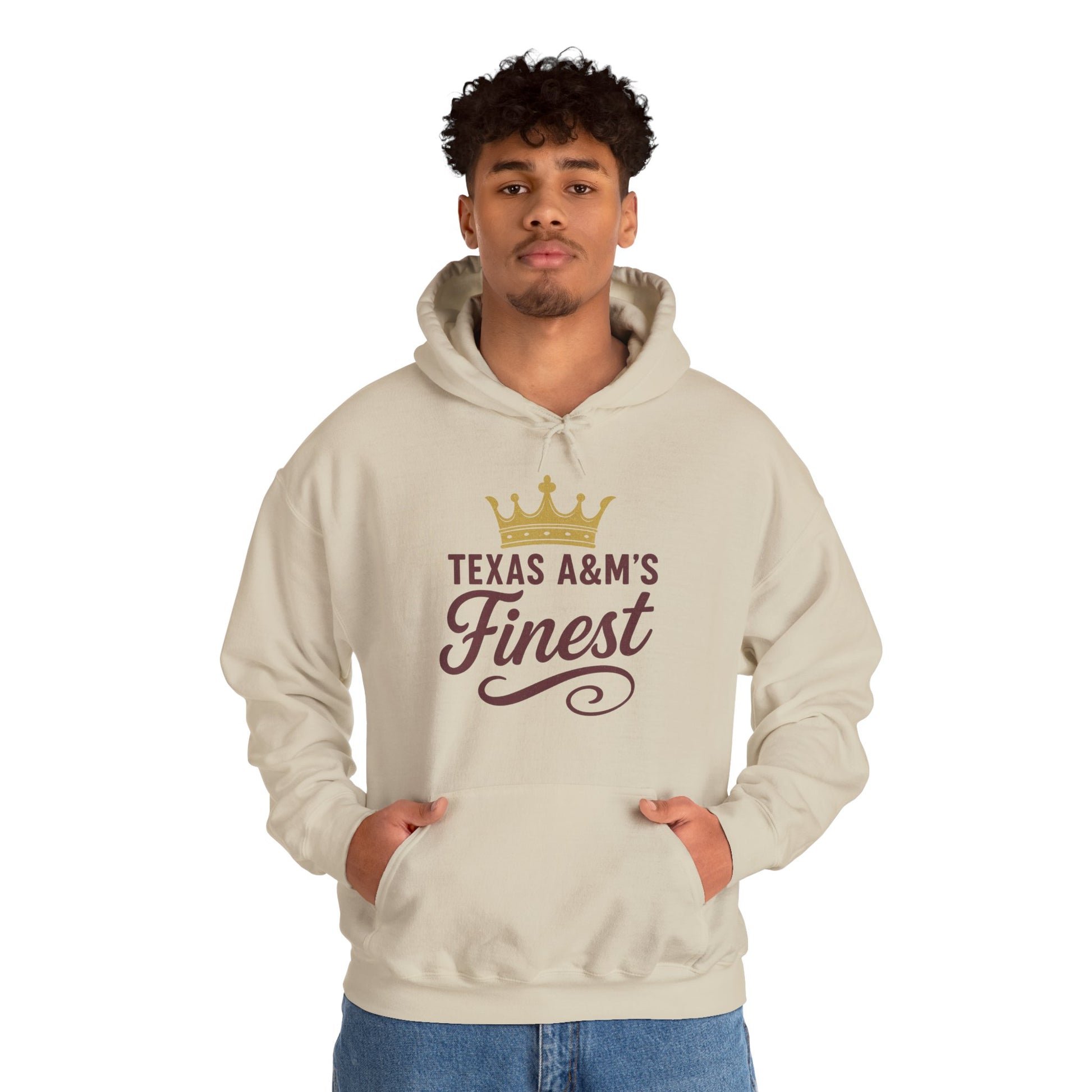 Texas A&M's Finest Unisex Heavy Blend Hoodie - Sweet Baby Jeez Teez