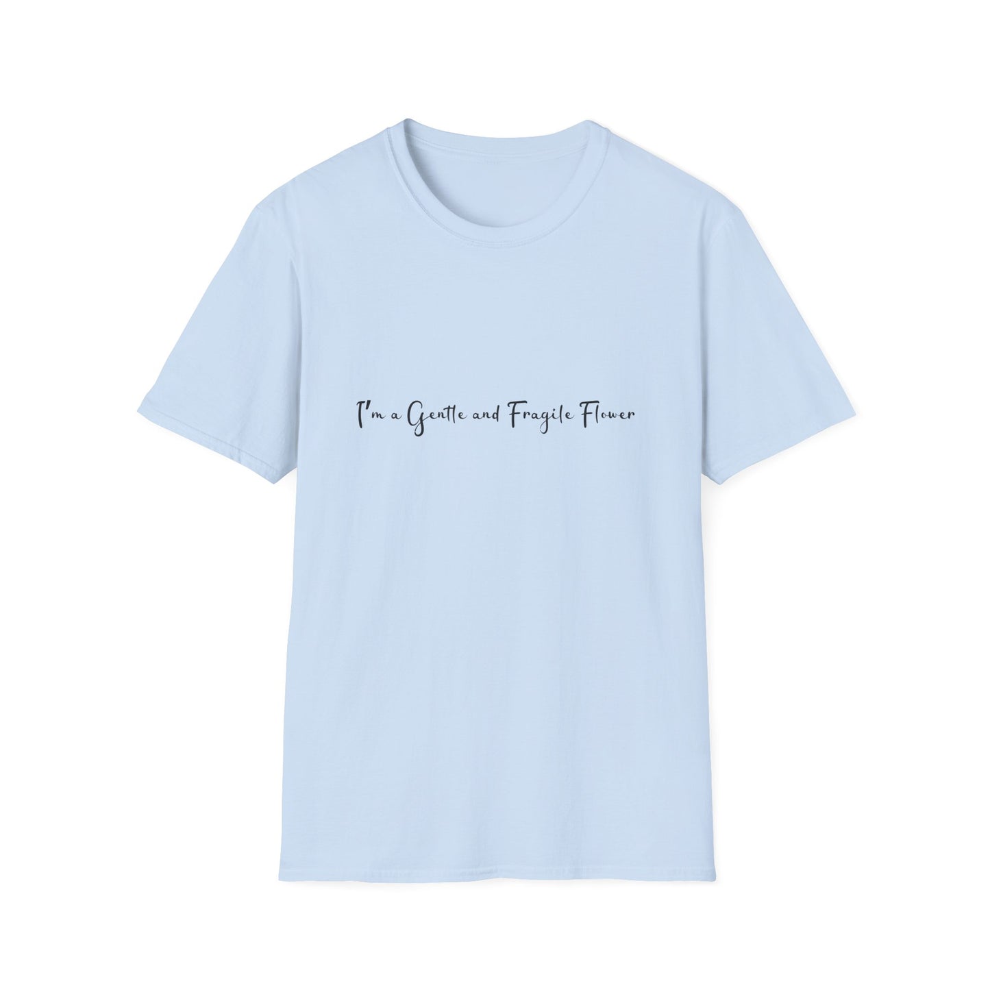 Fragile Flower Womens Relaxed/Plus Tshirt (FP Black Logo) - Sweet Baby Jeez Teez