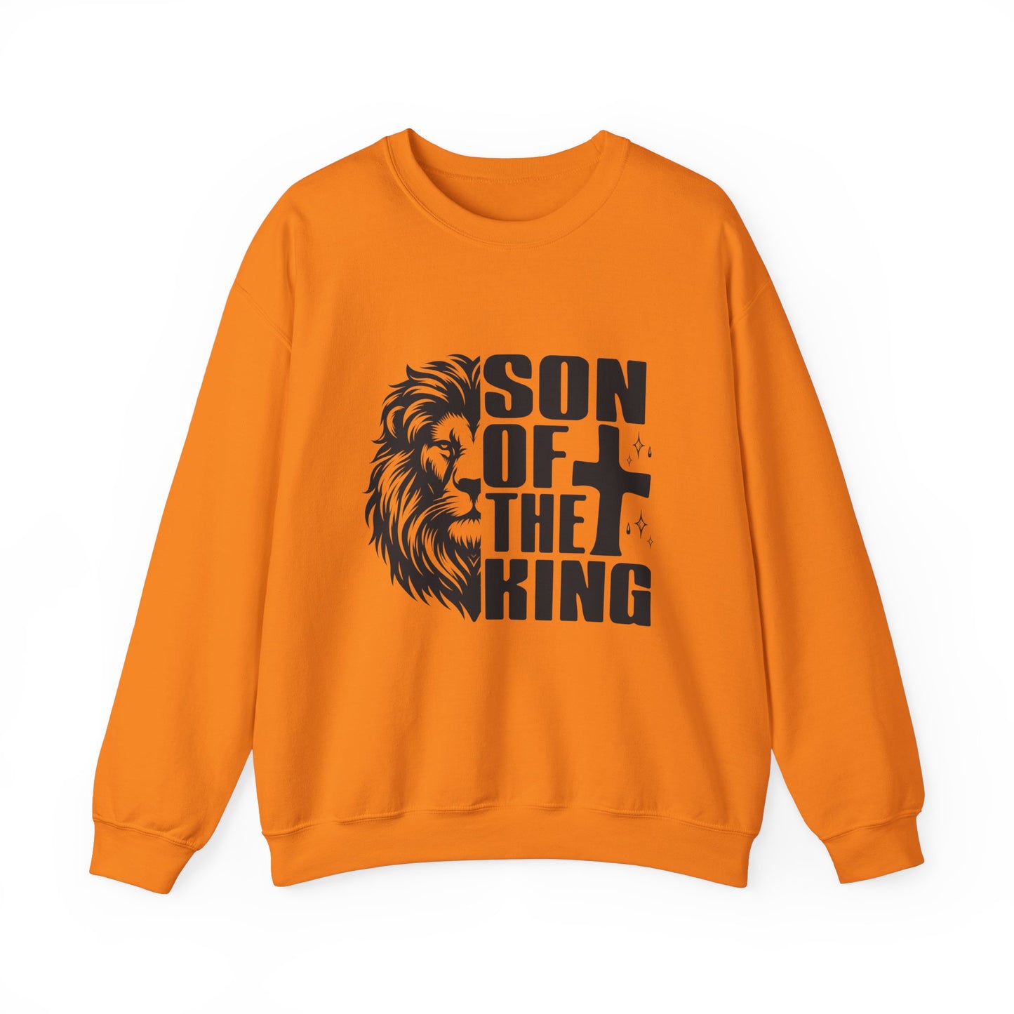 Son of the King Men's Sweatshirt (Black Logo) - Sweet Baby Jeez Teez