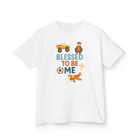 "Blessed to Be Me" Christian Boys Tshirt (Airplane Logo)