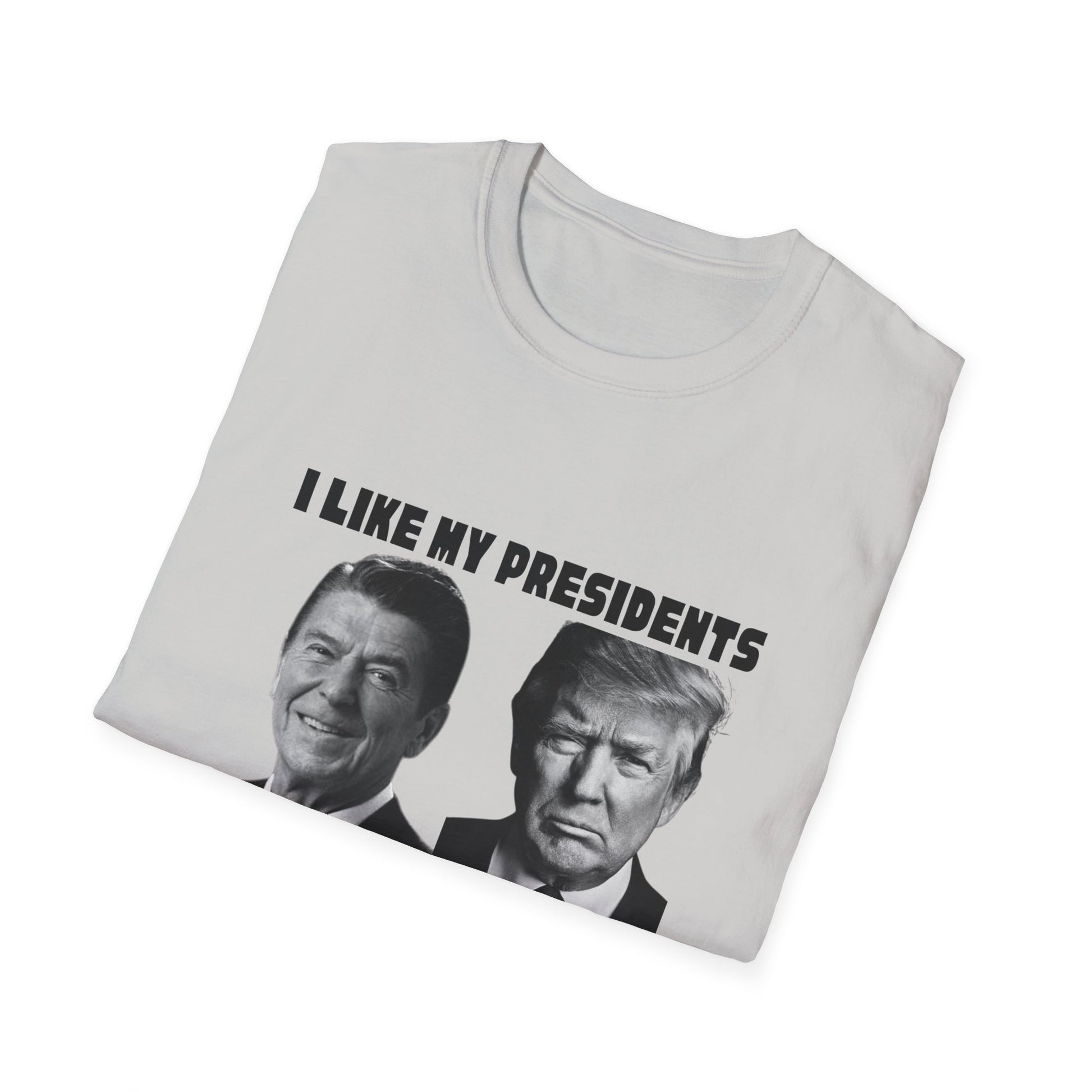 I Like My Presidents Men's Tshirt (Black Logo) - Sweet Baby Jeez Teez
