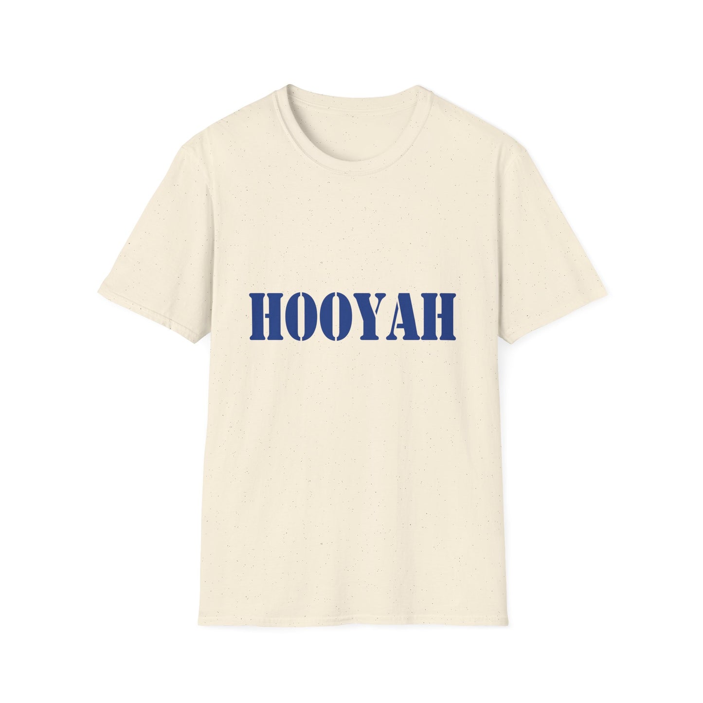 HOOYAH (Navy) Unisex Tshirt (MM Blue Logo) - Sweet Baby Jeez Teez