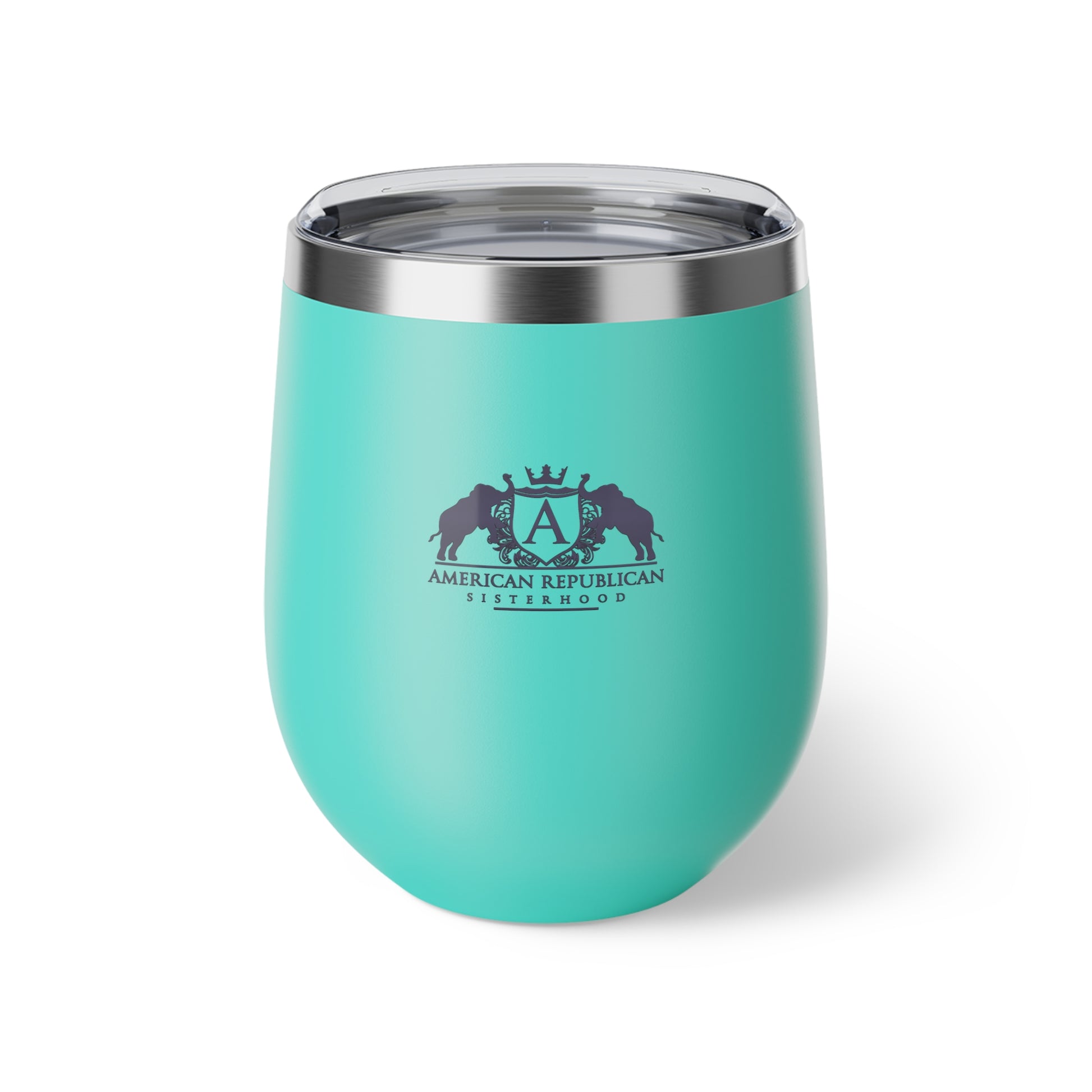 ARS Black Plum Logo Copper Vacuum Insulated Cup, 12oz - Sweet Baby Jeez Teez