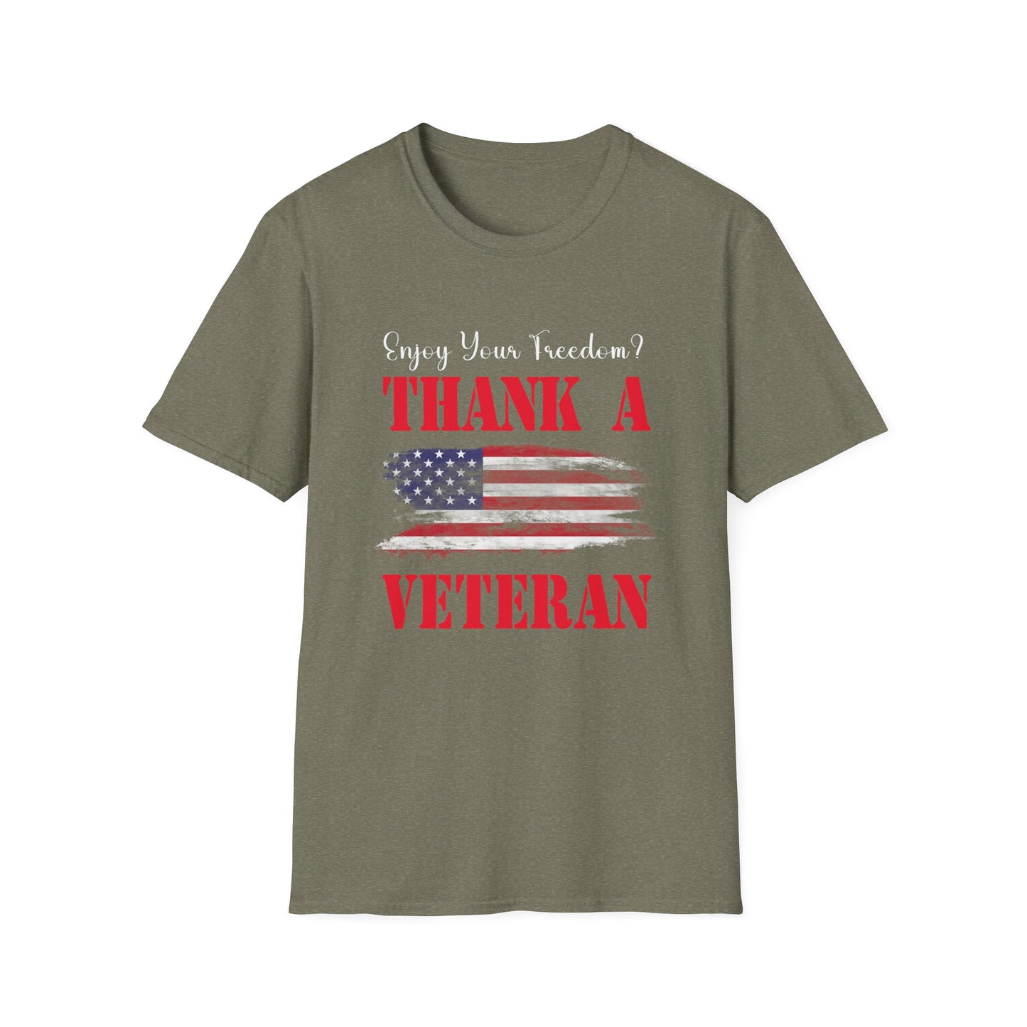 Enjoy Your Freedom Men's Tshirt (MM Color Logo) - Sweet Baby Jeez Teez