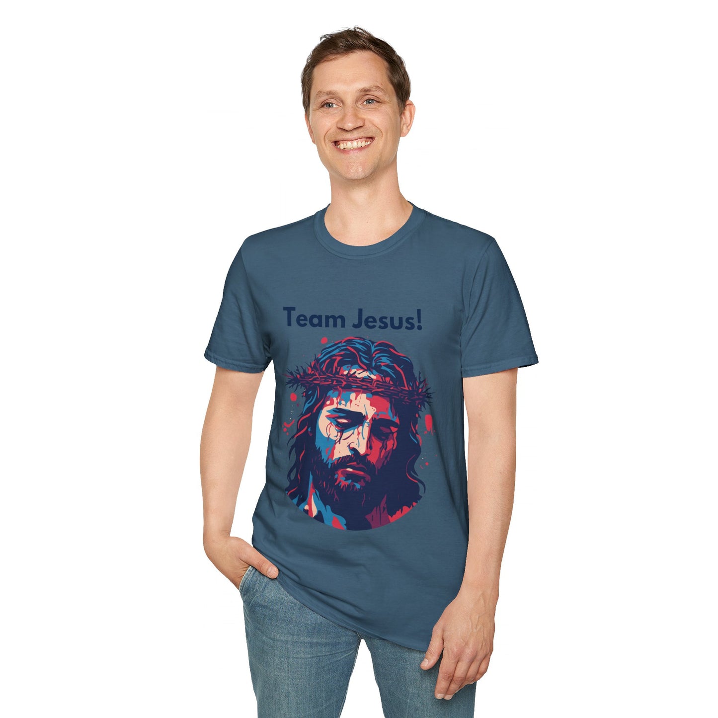 Team Jesus Men's Tshirt S-5XL - Sweet Baby Jeez Teez