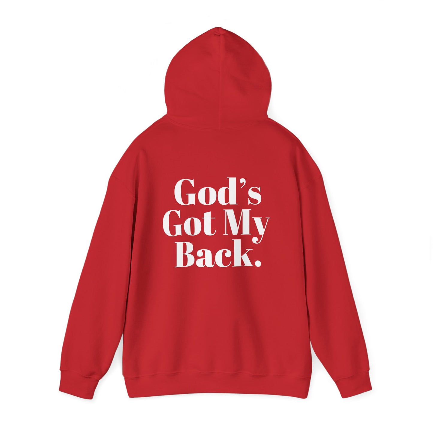 God's Got My Back Men's Hoodie (White Logo) - Sweet Baby Jeez Teez