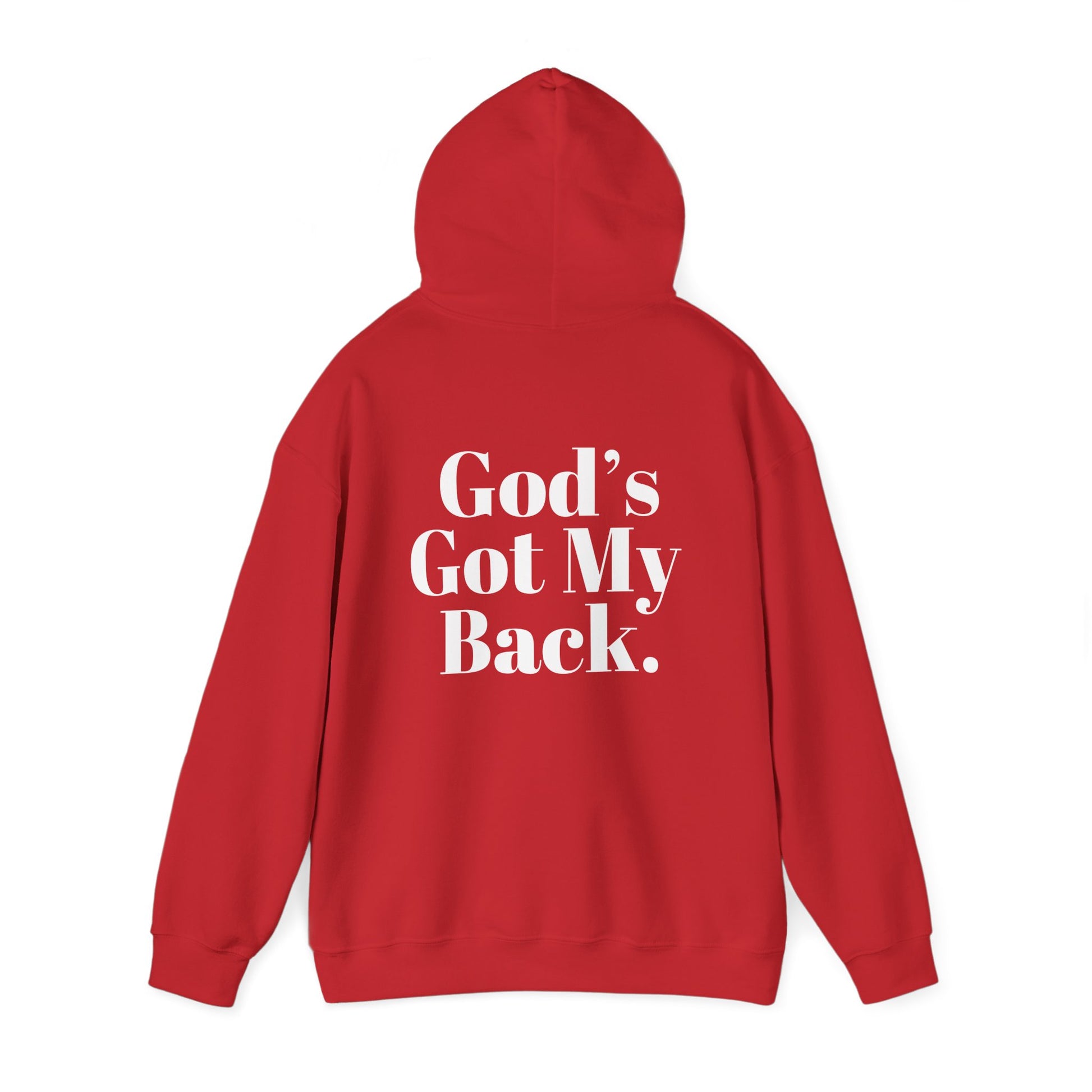 God's Got My Back Men's Hoodie (White Logo) - Sweet Baby Jeez Teez