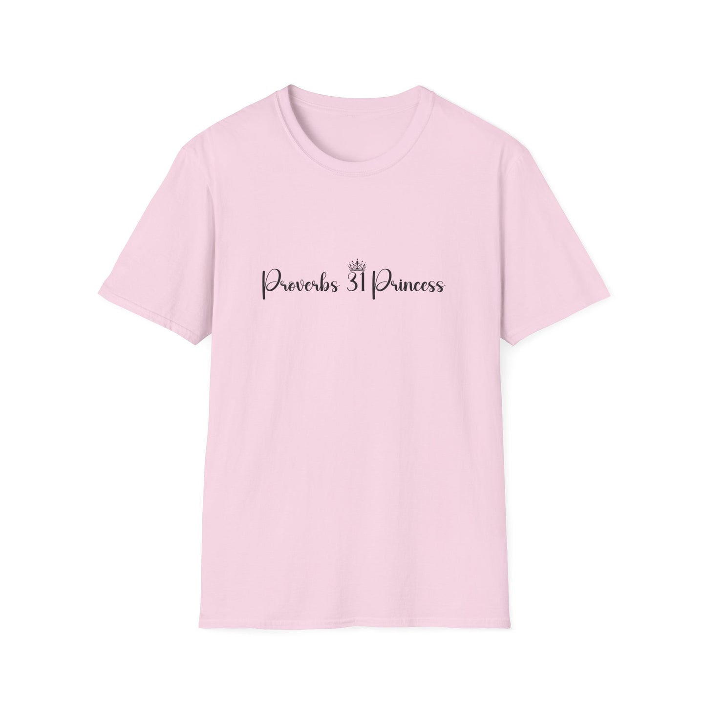 Proverbs 31 Princess Women's Relaxed/Plus Tshirt (Black Logo) - Sweet Baby Jeez Teez